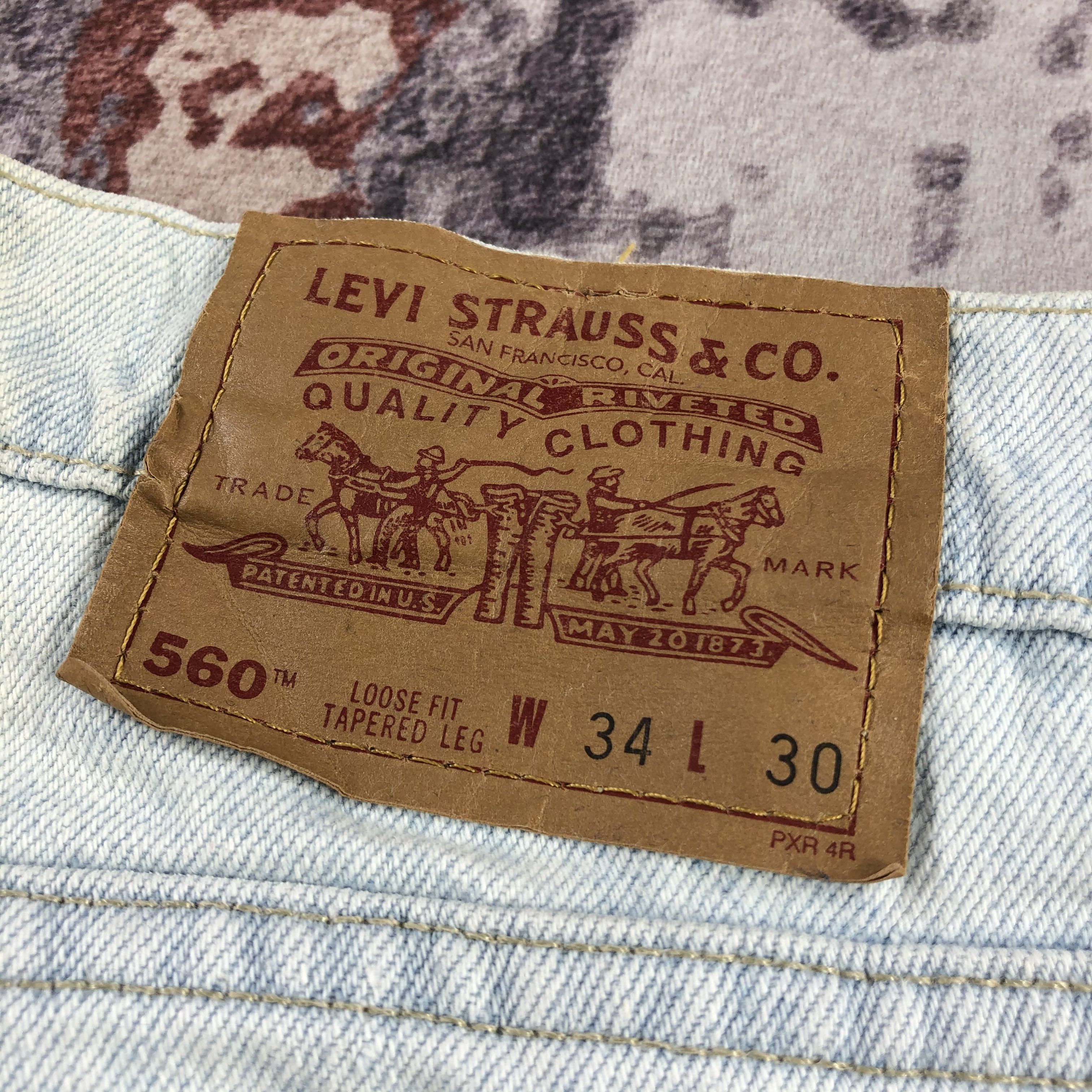 Levi's × Vintage 90s Vintage Light Wash Levis 560 Jeans-JM3097 Size US 33 - 5 Thumbnail