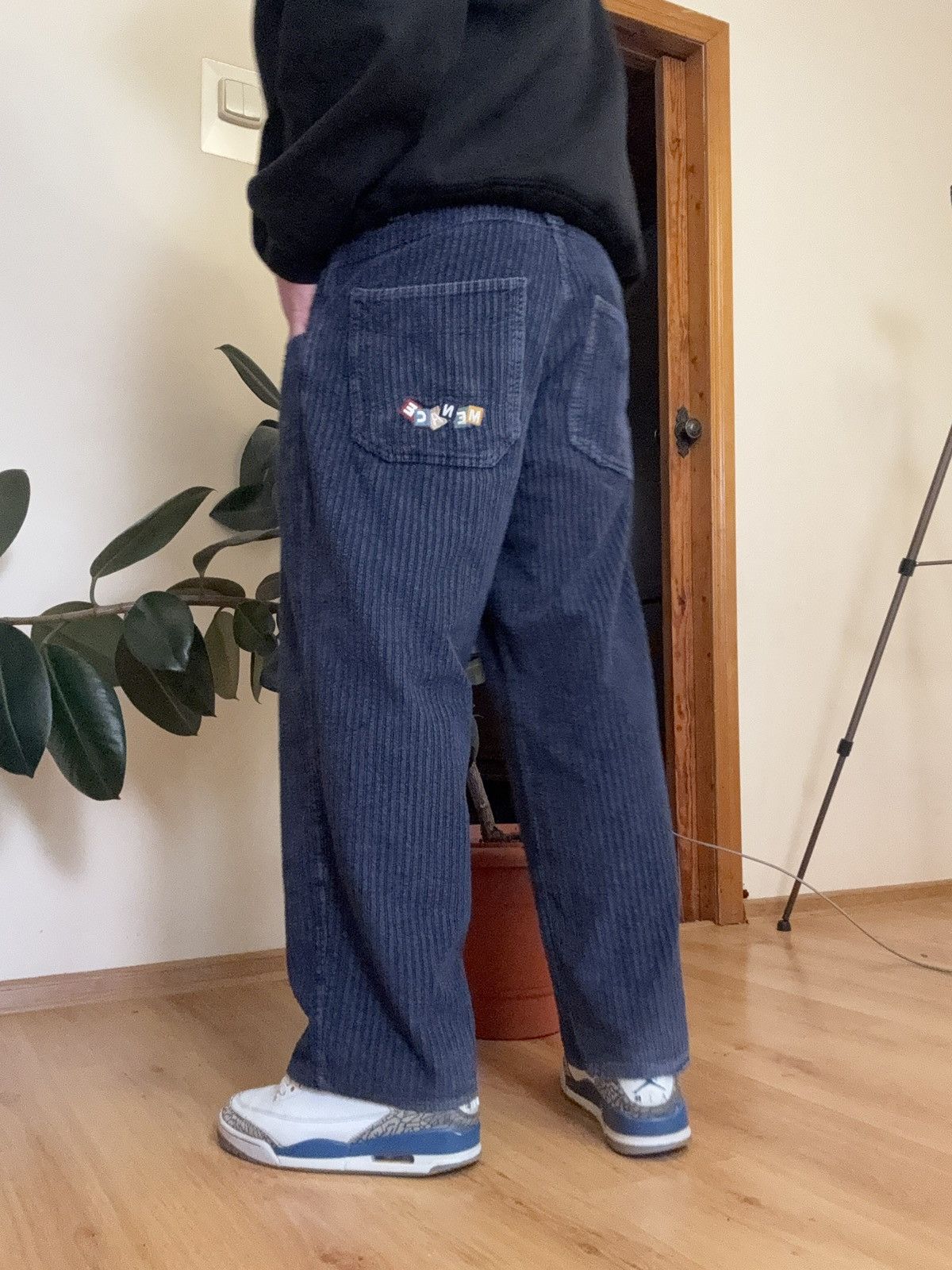 Menace Vintage 90s Menace Pants USA Skateboard Corduroy 34 Purple Size US 34 / EU 50 - 6 Thumbnail
