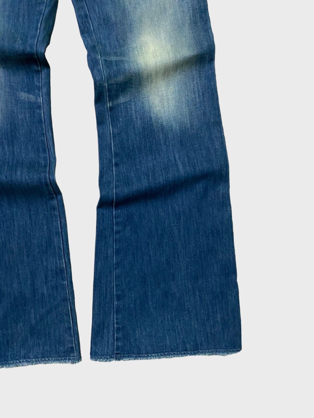 Diesel Flared Balenciaga Style Diesel Washed Wide legs Jeans 90s Size US 27 - 6 Thumbnail
