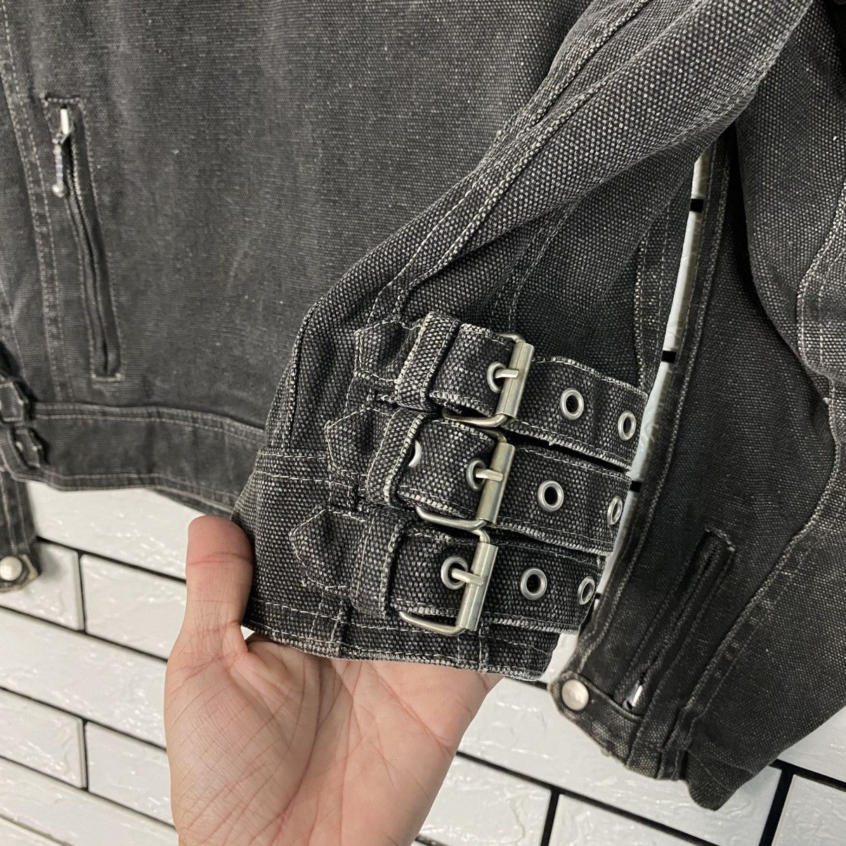Japanese Brand 🔥VINTAGE BIKER JACKET CUSTOM BATES LEATHERS BIG LOGO Size US L / EU 52-54 / 3 - 15 Thumbnail