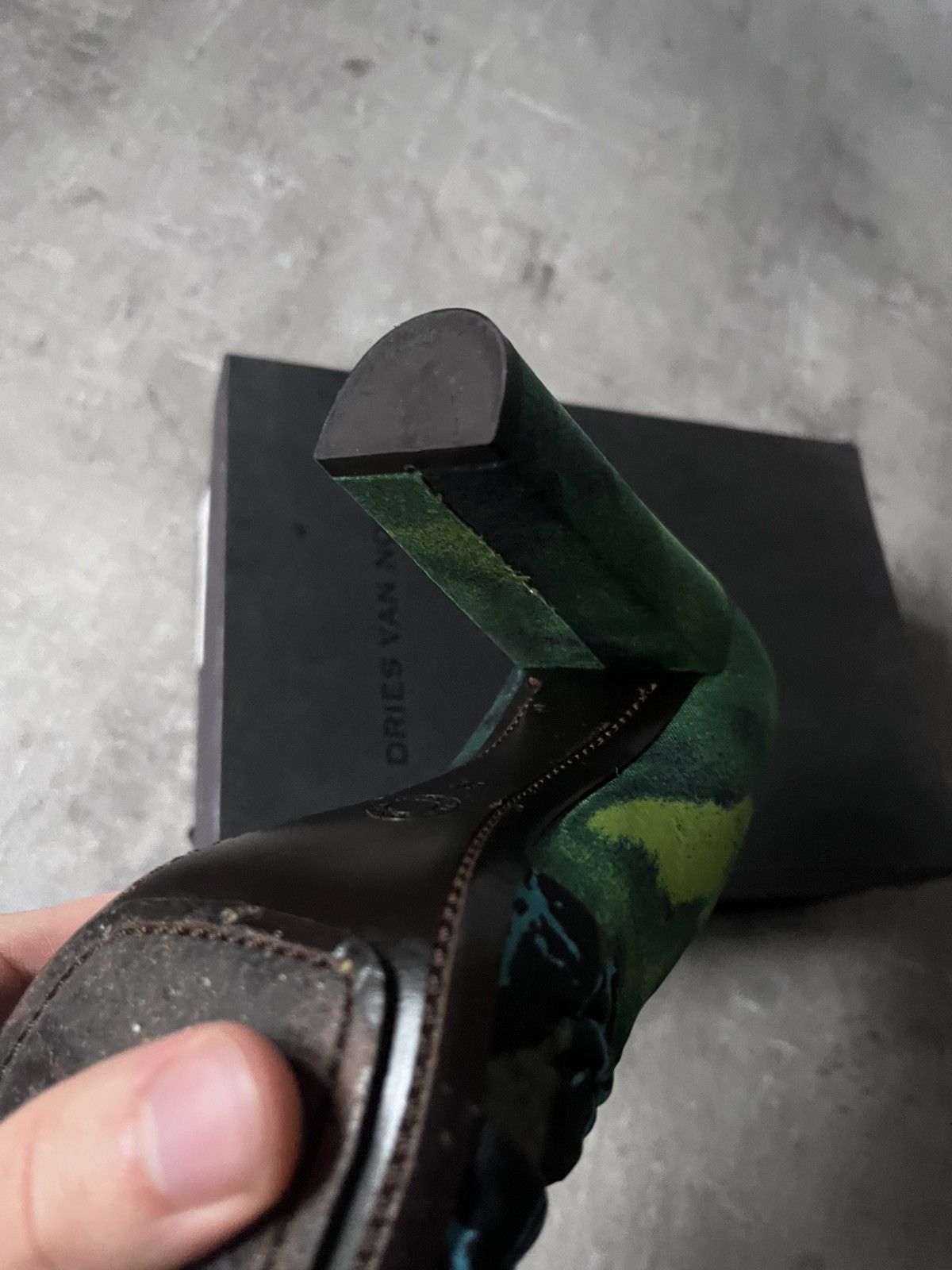 Dries Van Noten Dries Van Noten Gathered material heel multicolor Size US 9 / IT 39 - 12 Thumbnail