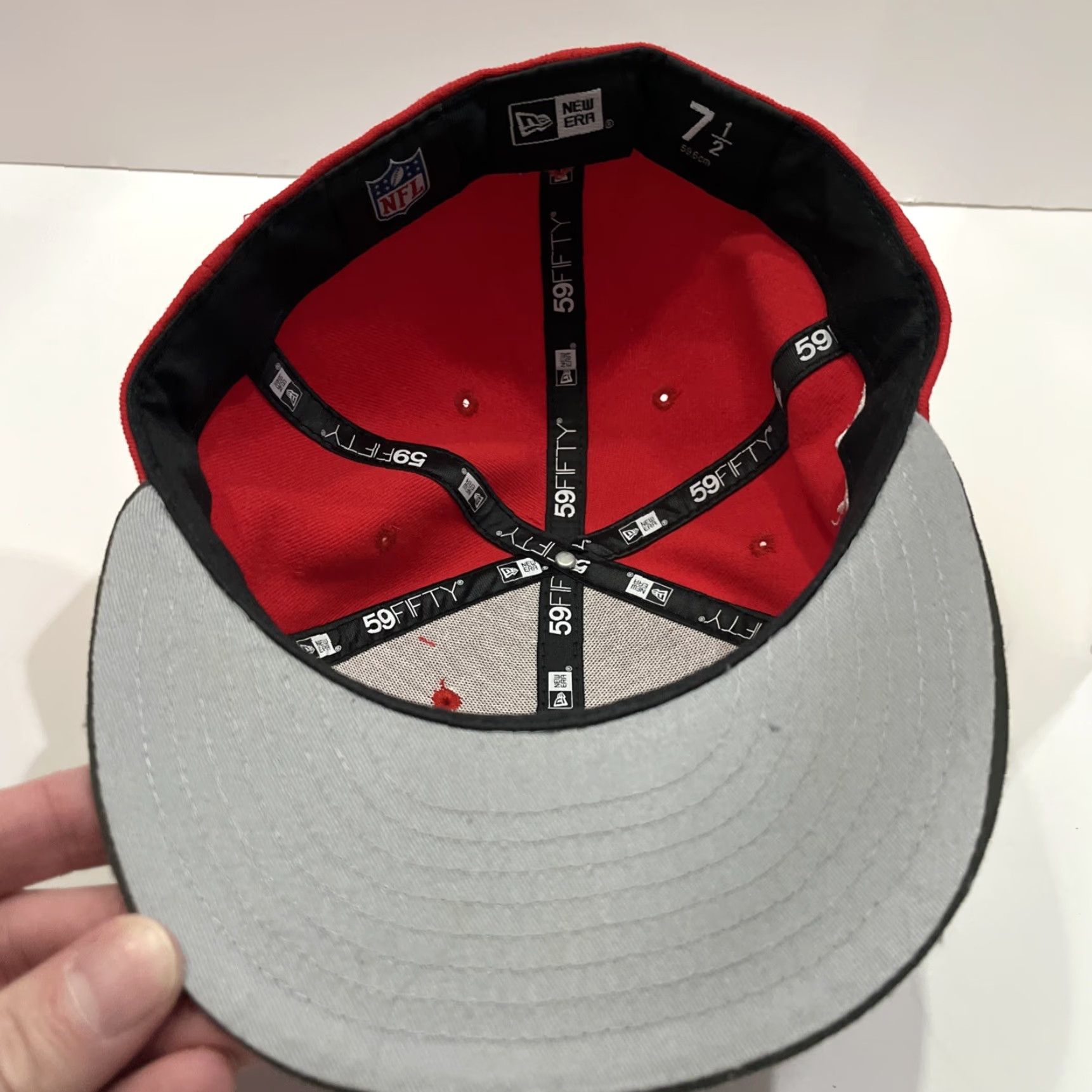 New Era New Era Tampa Bay Buccaneers Fitted Hat NFL 59FIFTY Cap Size 7 1/2 Multicolor Baseball Cap Men Size ONE SIZE - 5 Thumbnail