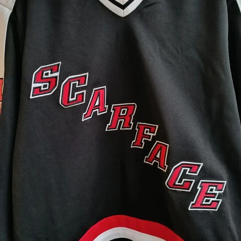 Supreme Supreme Scarface Tony Montana Black Red Hockey Jersey M 2017 Size US M / EU 48-50 / 2 - 7 Thumbnail