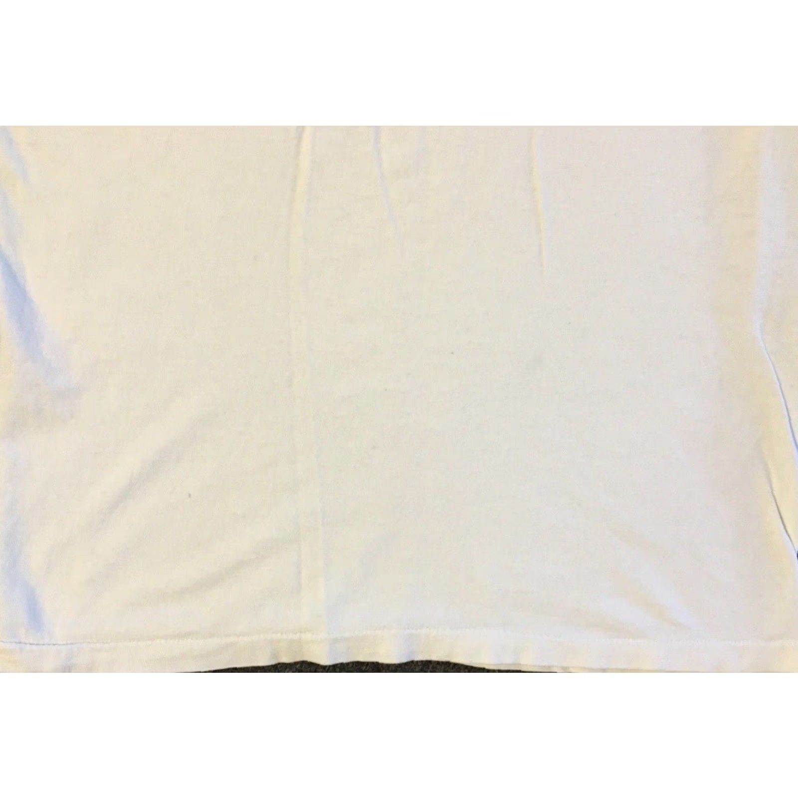 Vintage Vtg 80s 90s Faded Distress V Neck Shirt S Grunge Biker Punk Surf Skate PE Track Shirt Mens White Size US S / EU 44-46 / 1 - 7 Thumbnail
