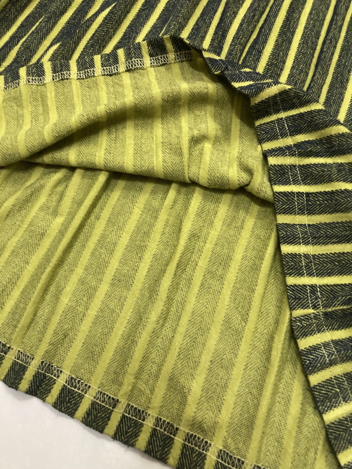 Issey Miyake × Japanese Brand × Ne-Net Issey Miyake Ne-net wide pant palazzo striped Size 36" / US 14 / IT 50 - 6 Thumbnail