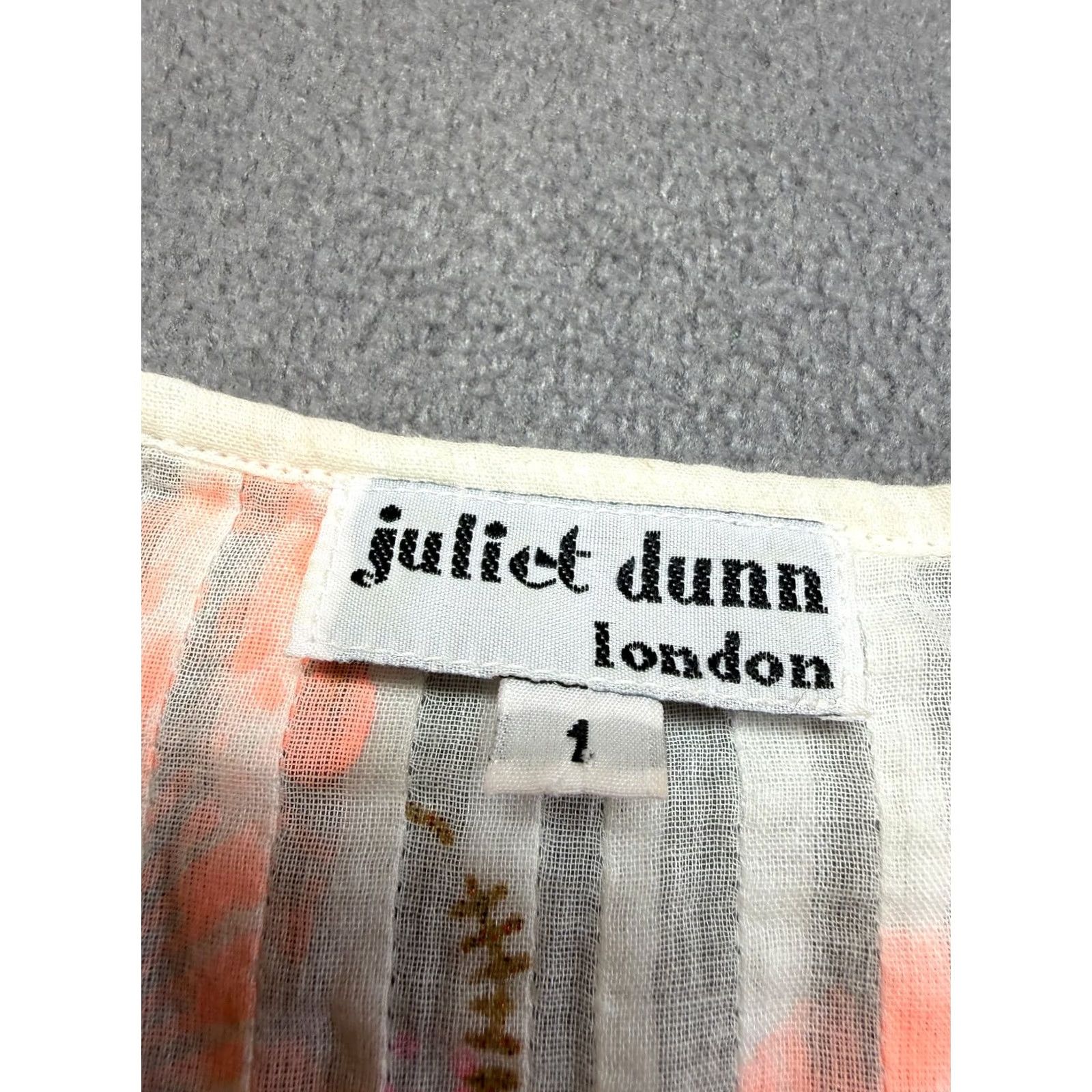 Vintage Juliet Dunn London Summer Cotton Dress Flowers pattern pink Womens One Size Midi Short Sleeve Dress Womens Pink Flowers pattern Fashion Sundress 90s? Size ONE SIZE - 3 Thumbnail