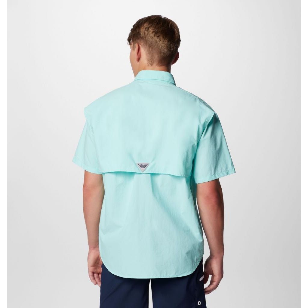 Columbia Columbia PFG Shirt Bahama II Short Sleeve Fish Aqua Blue XXL Size US XXL / EU 58 / 5 - 5 Thumbnail