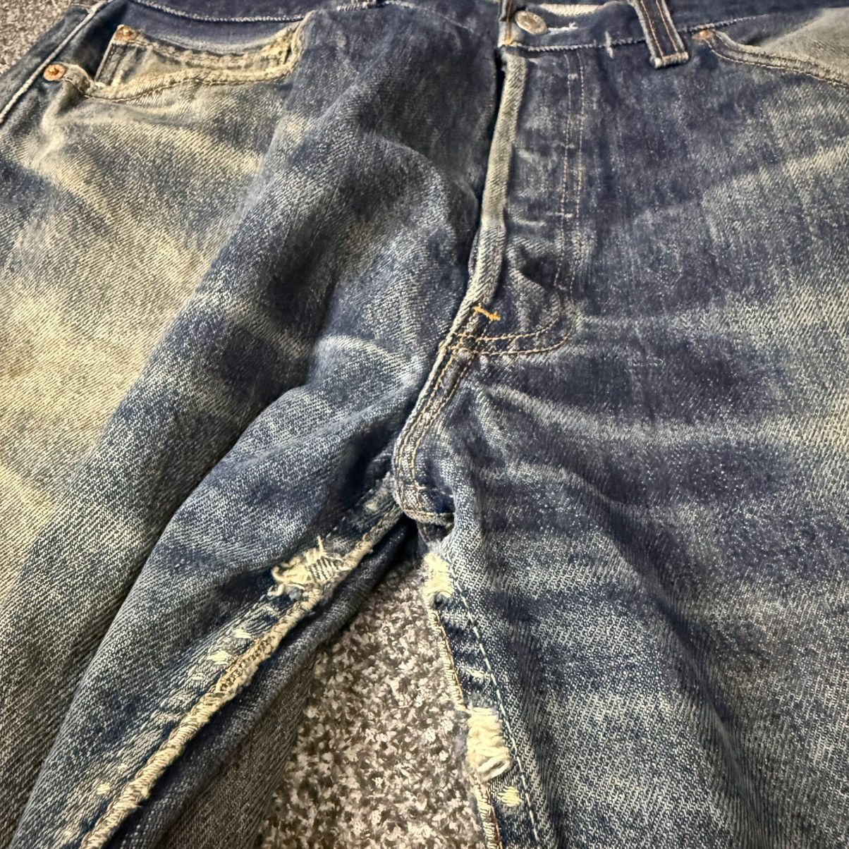 Levi's Vintage Clothing 90s Japanese Levis 501 Mud Wash Distressed Denim W34 Size US 34 / EU 50 - 5 Thumbnail