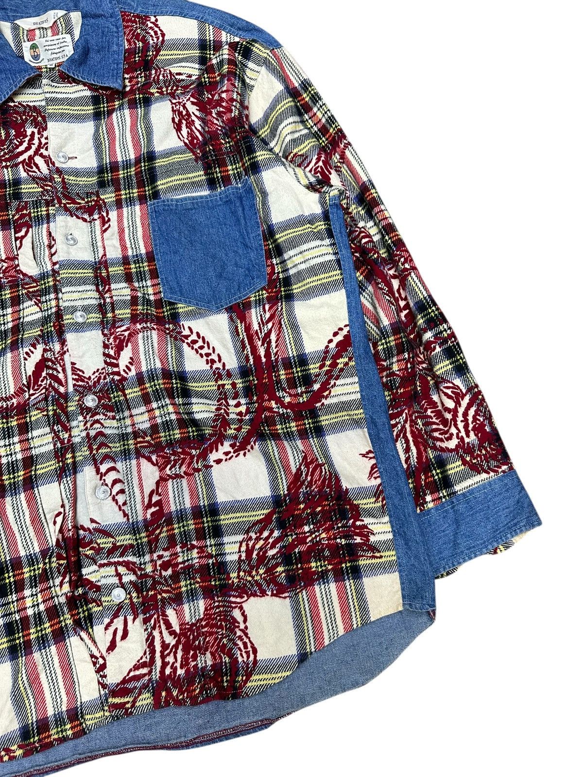 20471120 2000s BRATSBY SHIRT BUTTON 2047 BEAUTYBEAST FINAL HOME STYLE Size US L / EU 52-54 / 3 - 4 Thumbnail