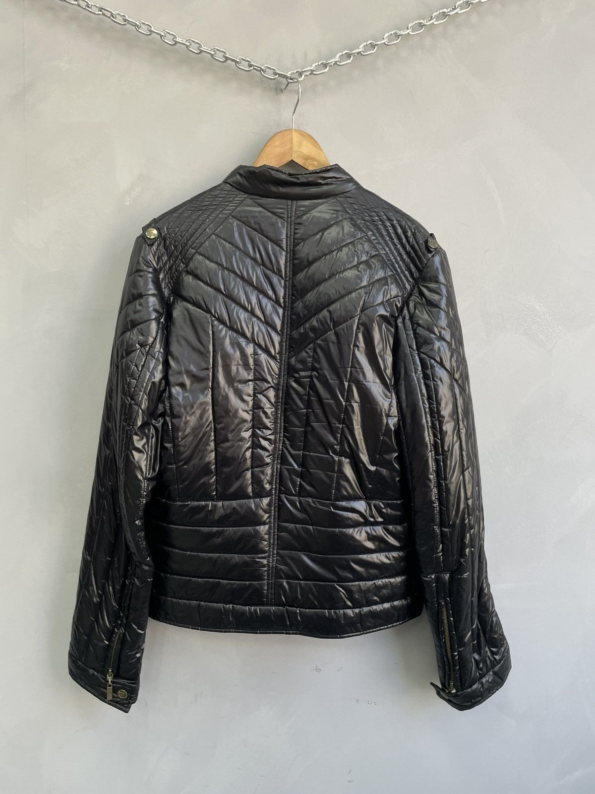 Just Cavalli Rare Roberto Cavalli biker nylon jacket hype avant garde Size US XL / EU 56 / 4 - 11 Thumbnail
