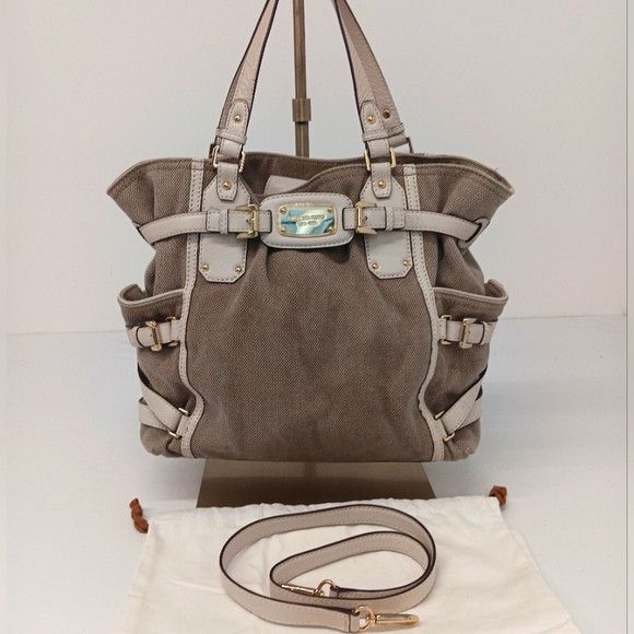 Michael Kors Michael Kors Michael Canvas Top Handle Gansevoort Tote Bag Size ONE SIZE - 1 Thumbnail