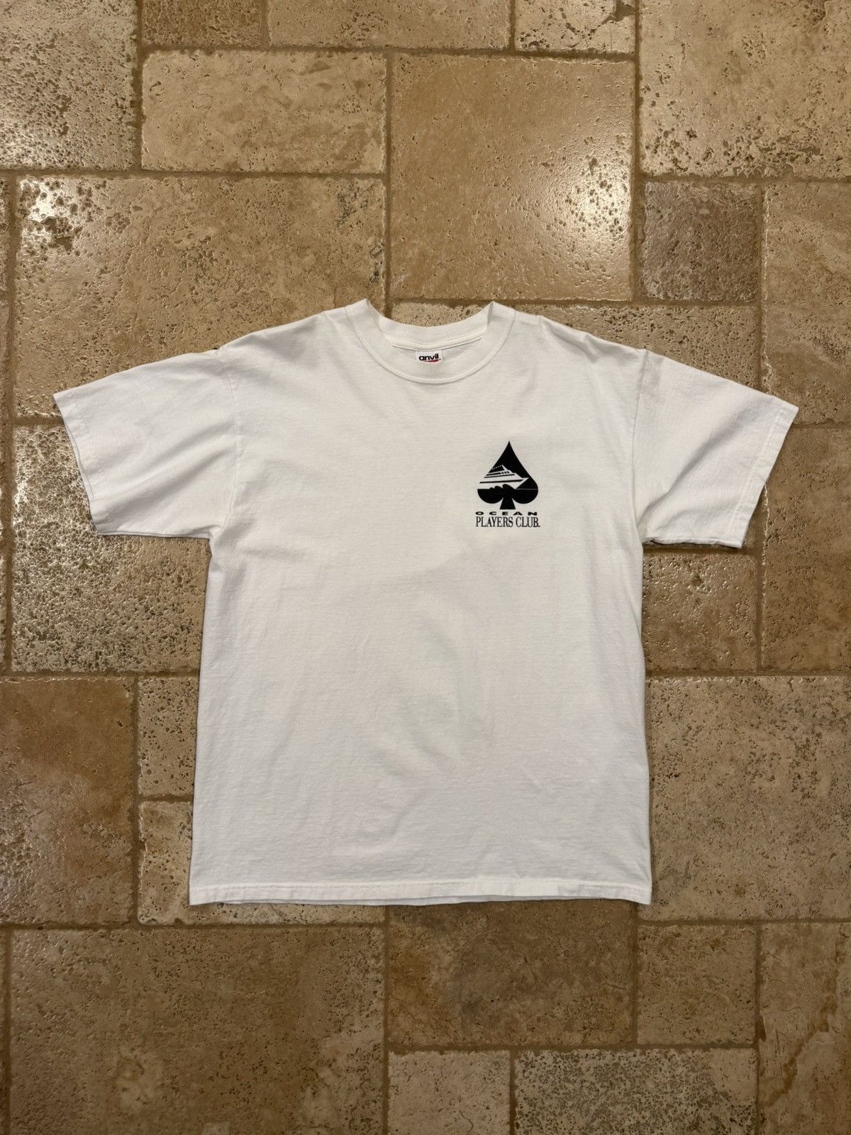 Vintage Vintage Player’s Club Casino Winner White T-Shirt Size US L / EU 52-54 / 3 - 3 Thumbnail