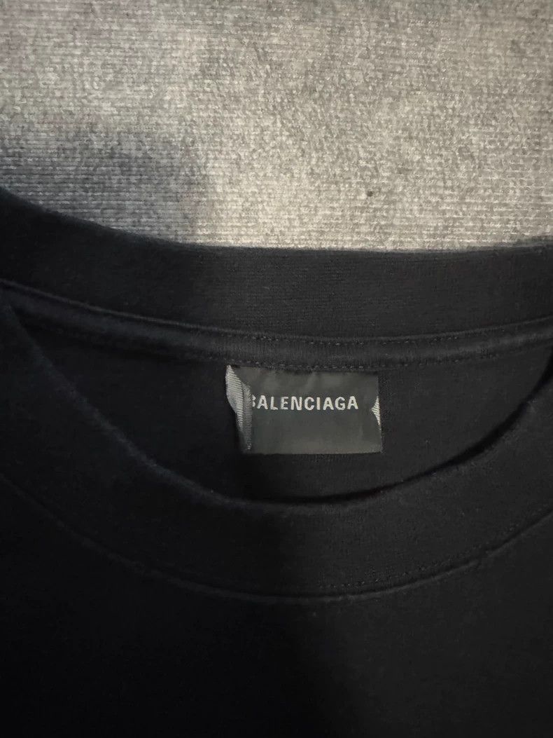 Balenciaga Balenciaga Black old graffiti cola short sleeves Size US M / EU 48-50 / 2 - 3 Thumbnail