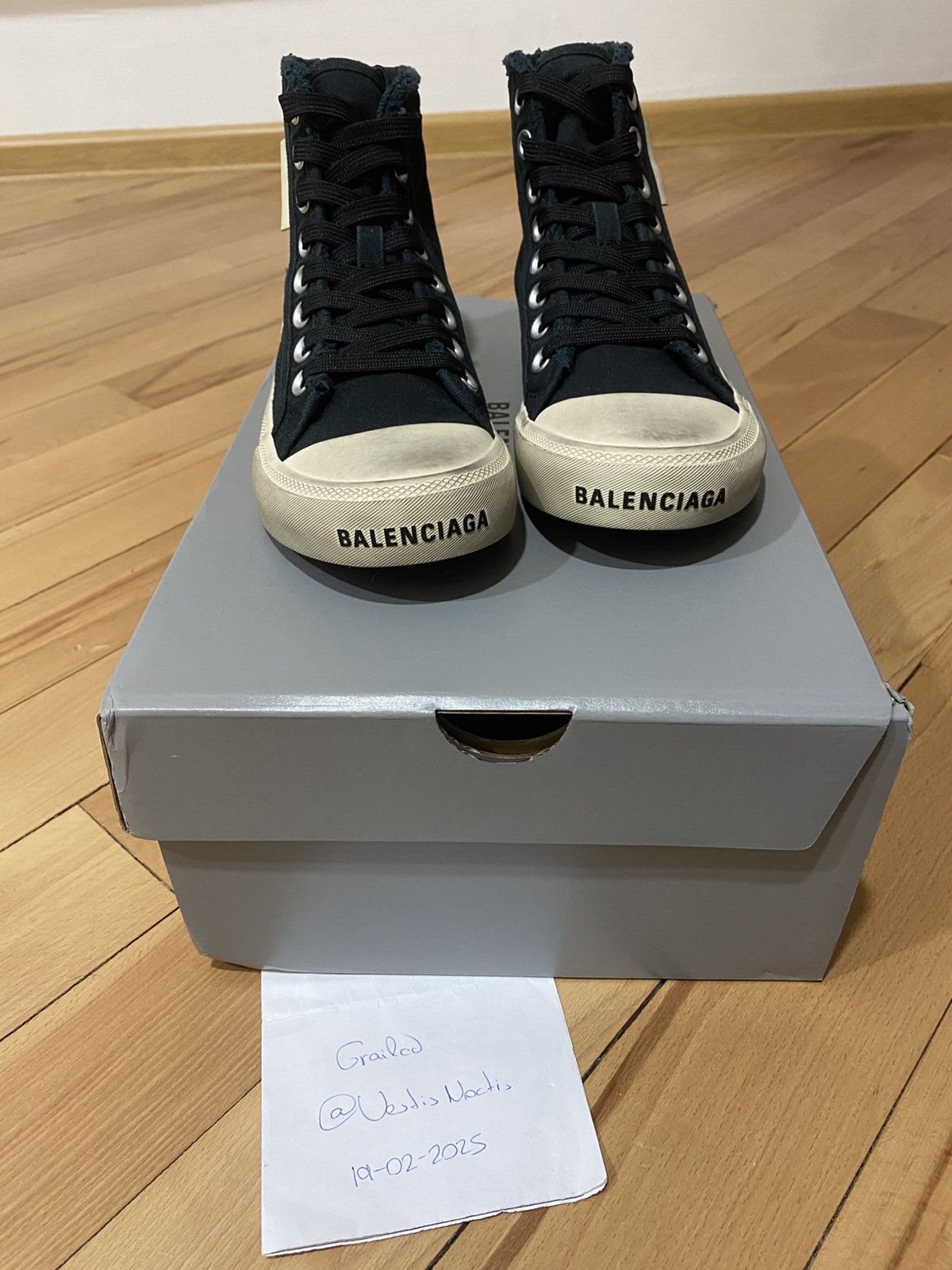 Balenciaga BALENCIAGA Paris High Tops Size US 5 / IT 35 - 7 Thumbnail
