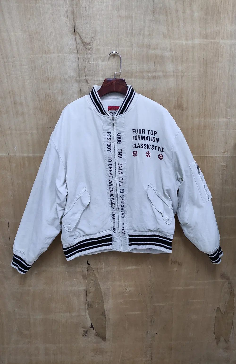 Japanese Brand POSH BOY VINTAGE BOMBER JACKET Size US M / EU 48-50 / 2 - 12 Thumbnail