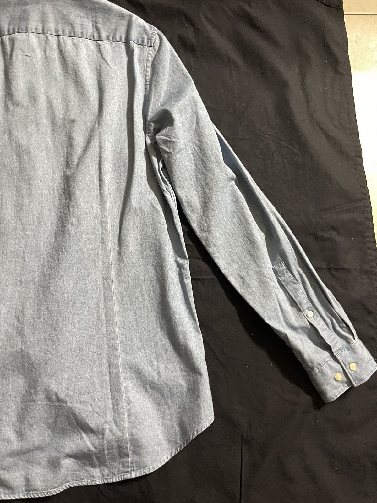 Michael Kors Micheal kors button front dress shirt indigo Size US M / EU 48-50 / 2 - 4 Thumbnail