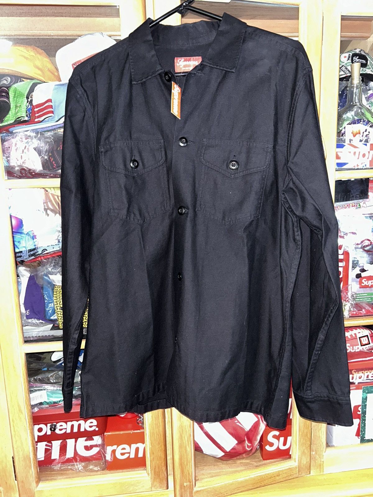 Supreme Supreme Army Work Shirt FW14 size Medium NEW VERY RARE SHIRT Size US M / EU 48-50 / 2 - 3 Thumbnail