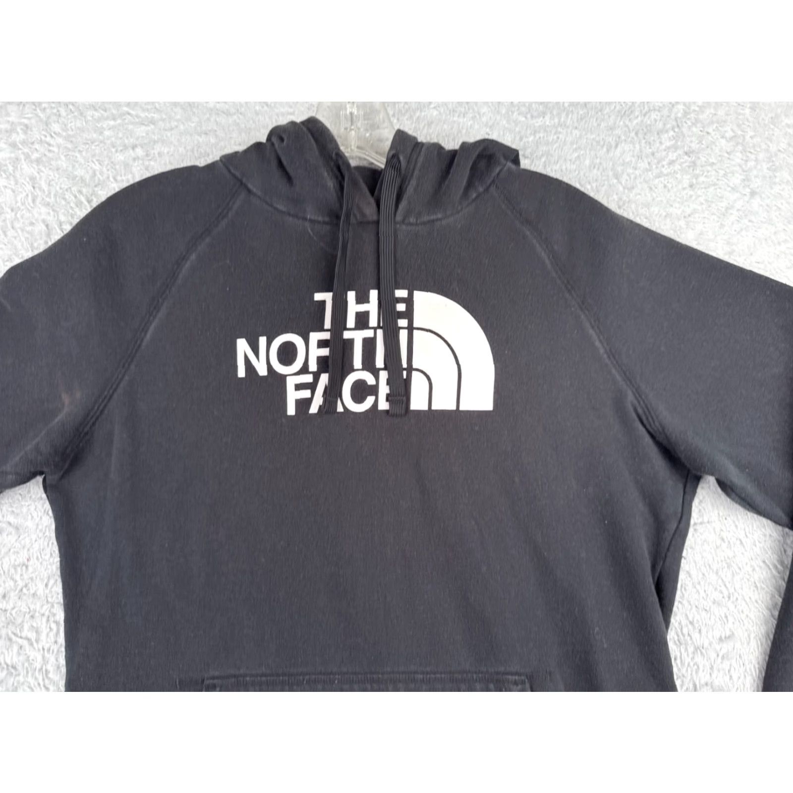The North Face The North Face Hoodie Womens L Black Pullover Jersey Cotton Blend Logo Size L / US 10 / IT 46 - 4 Thumbnail