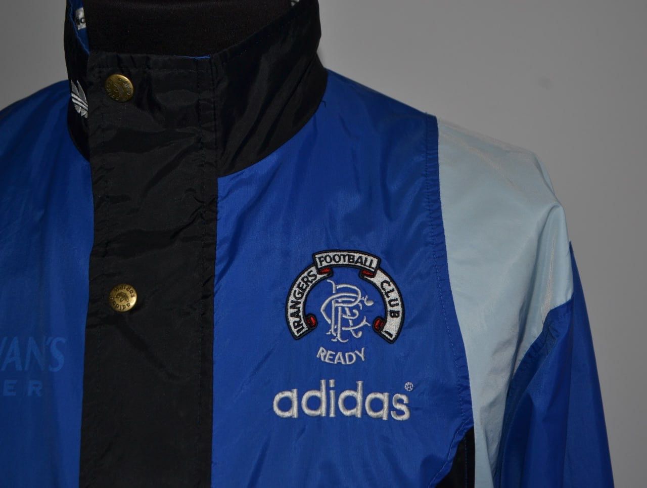 Vintage Glasgow Rangers 1995-1996 Adidas Vintage Football Jacket Size US M / EU 48-50 / 2 - 3 Thumbnail