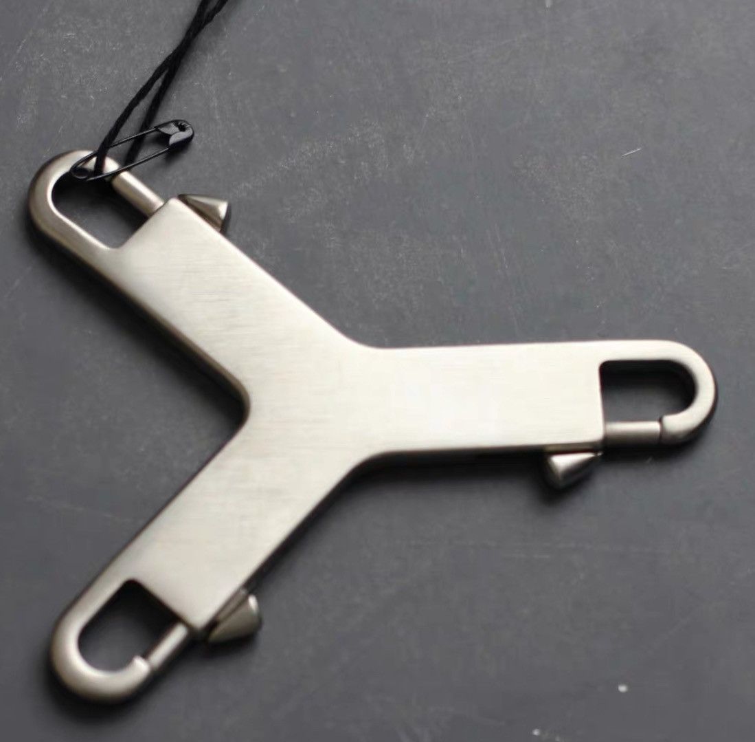 Rick Owens Rick Owens Main Line Steel Keychain Necklace