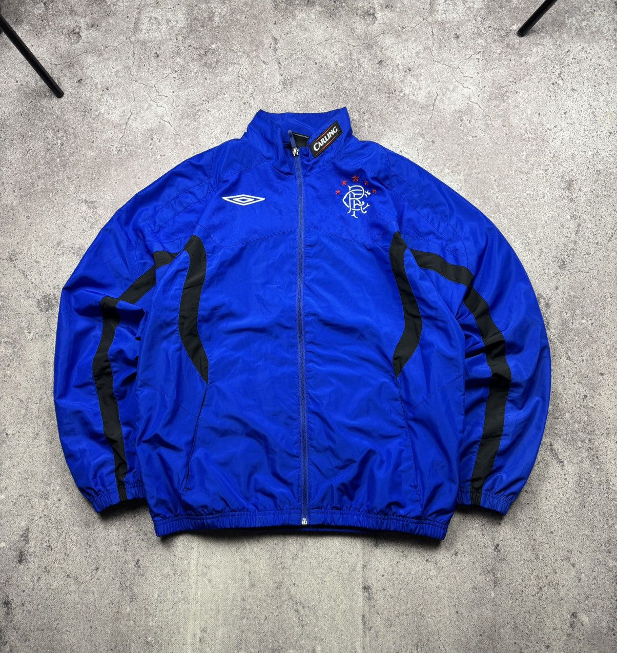Umbro Vintage Umbro Rangers Track Jacket Football Soccer 2000s Size US S / EU 44-46 / 1 - 1 Thumbnail