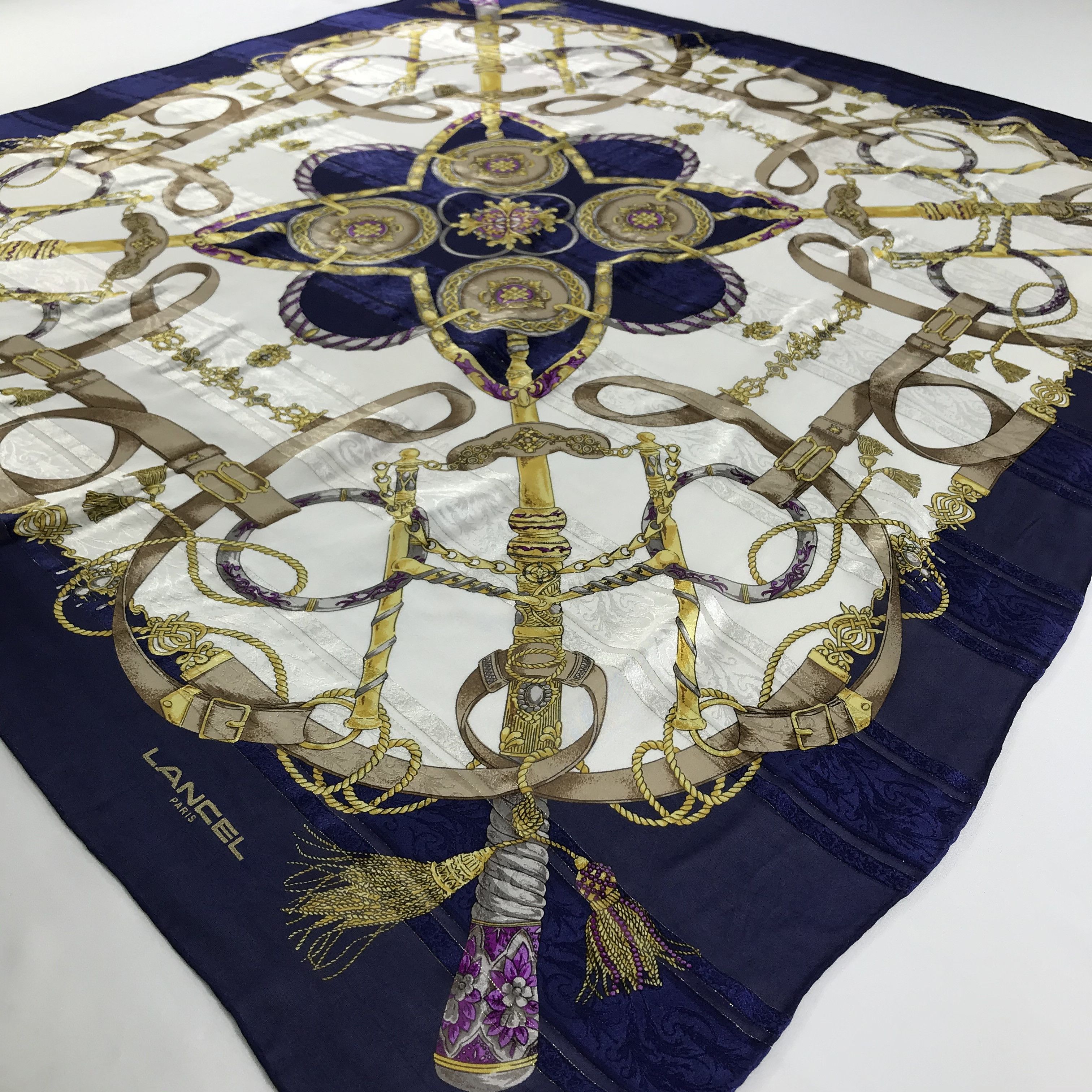 Lancel Vintage Lancel Silk Scarf Size ONE SIZE - 3 Thumbnail
