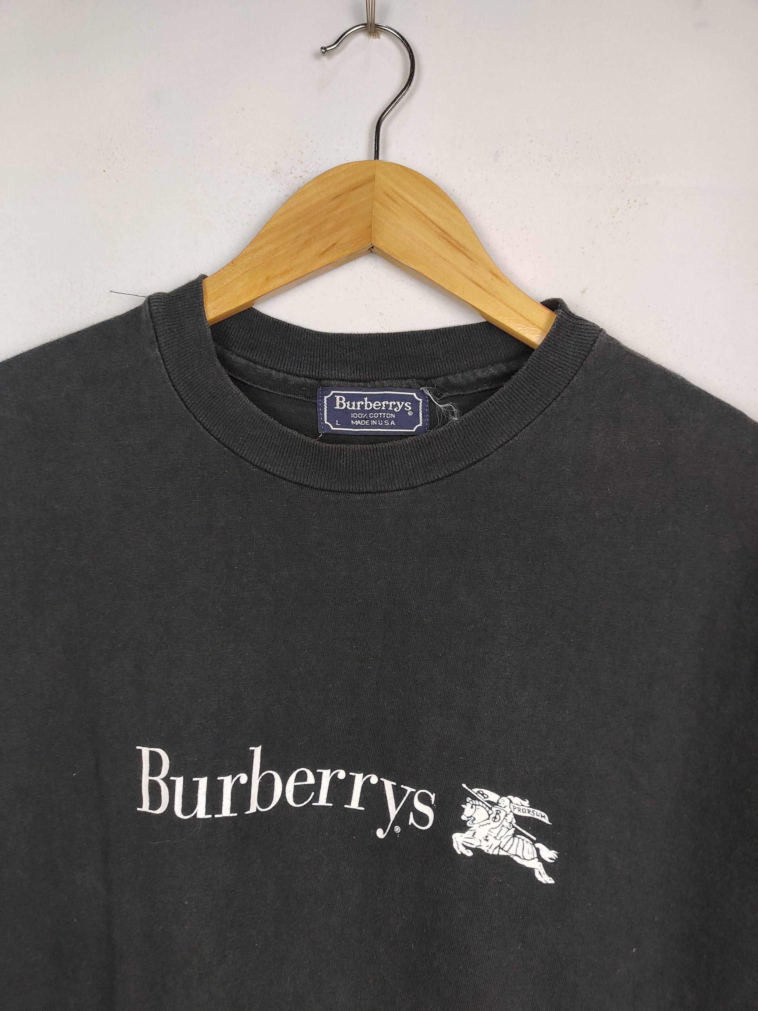 Burberry Vintage 90s Burberry London Made in USA Shirt Size US L / EU 52-54 / 3 - 2 Thumbnail