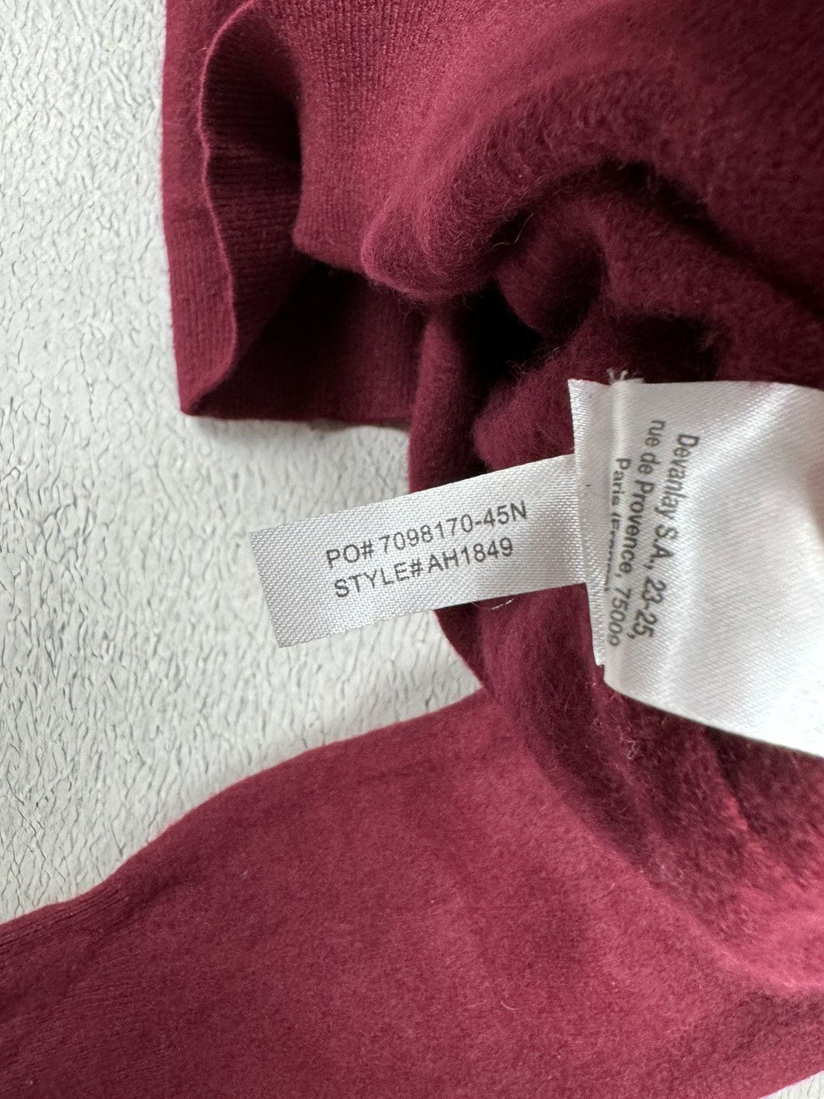 Lacoste × Vintage Lacoste Sweater Mens Red Size S(6) 100% Cashmere Knit Crew N Size US S / EU 44-46 / 1 - 10 Thumbnail