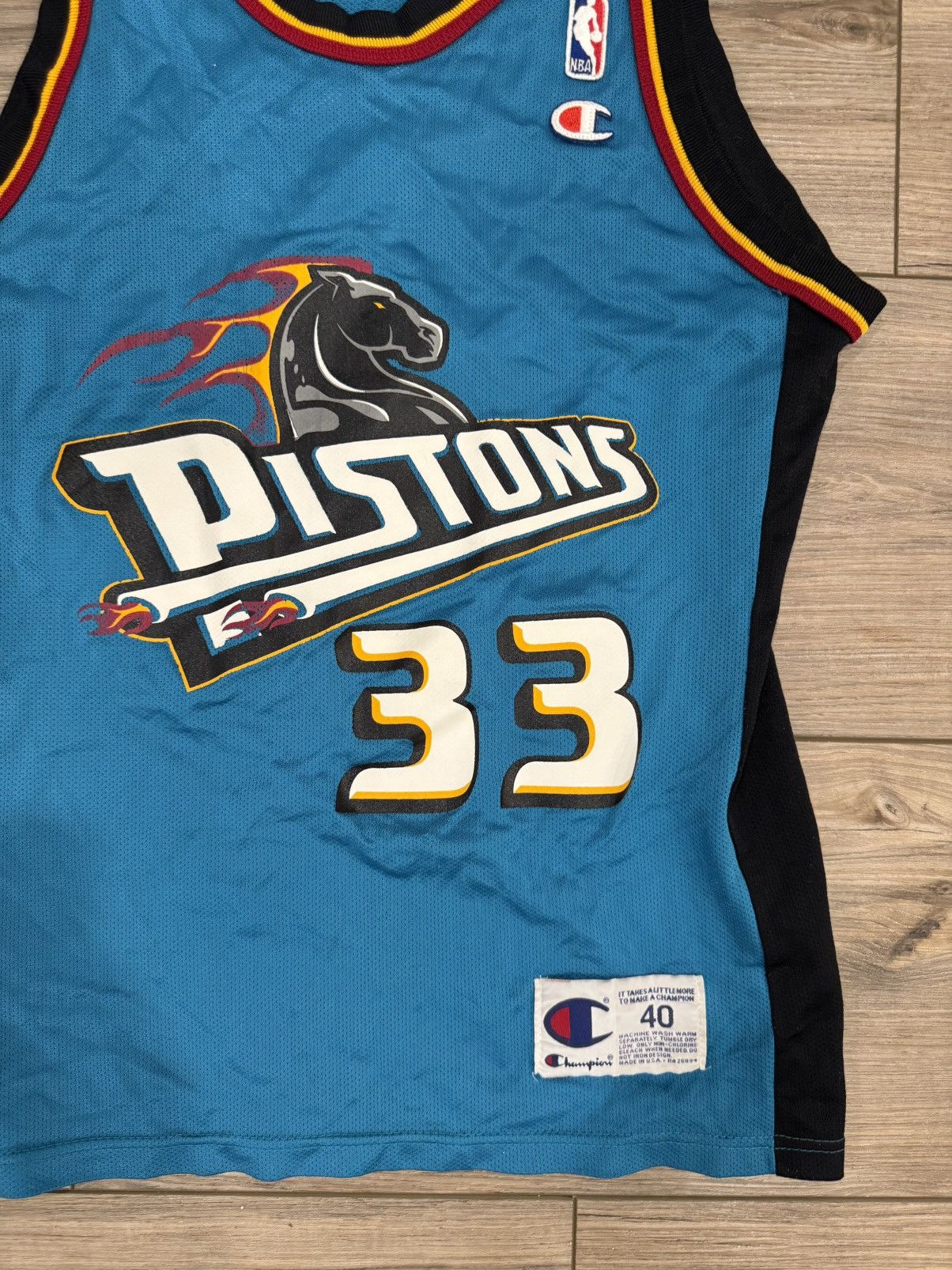 Champion × Vintage Vintage champion Detroit pistons grant hill jersey Size US S / EU 44-46 / 1 - 2 Thumbnail