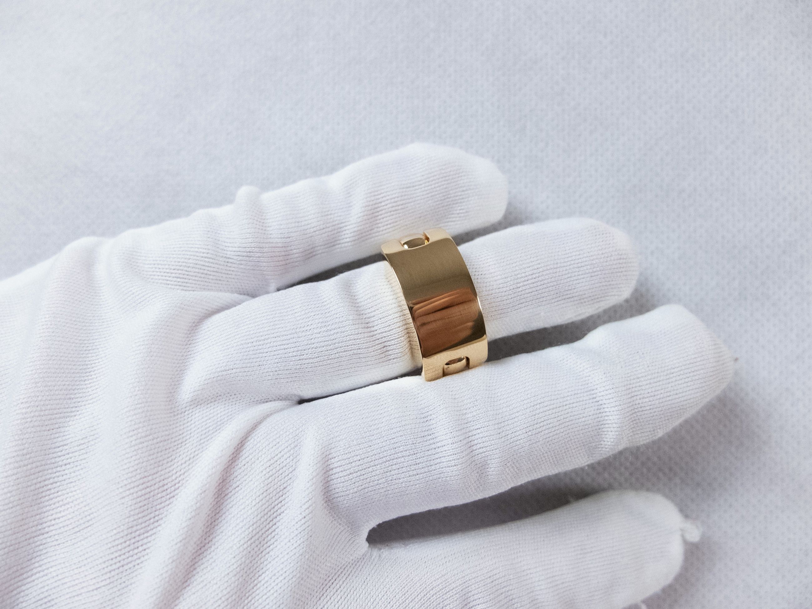 Bottega Veneta BOTTEGA VENETA ID gold plated silver chunky ring 7 15 q Size ONE SIZE - 6 Thumbnail