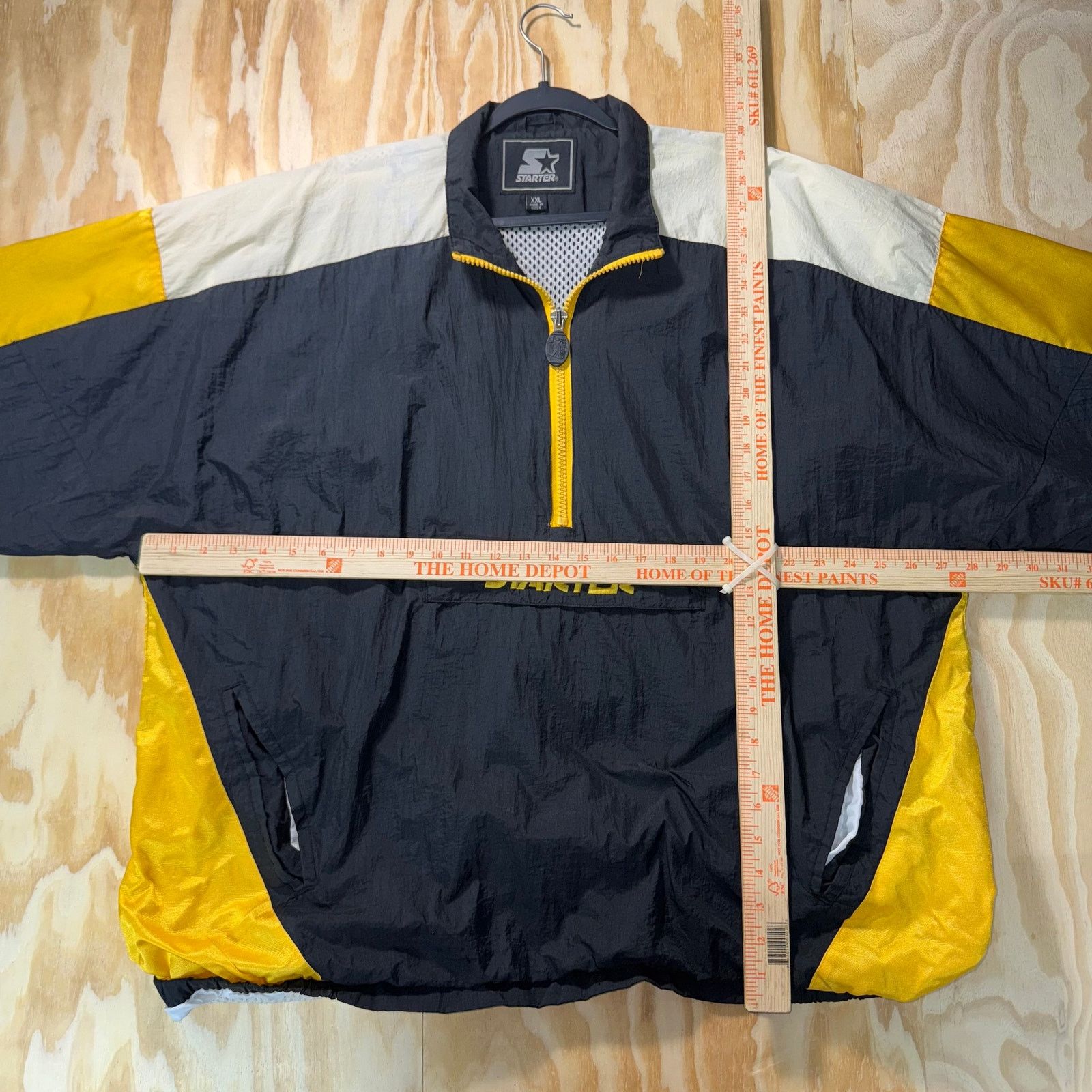 Starter vintage Y2K starter embroidered 1990s half zip windbreaker Size US XXL / EU 58 / 5 - 4 Thumbnail