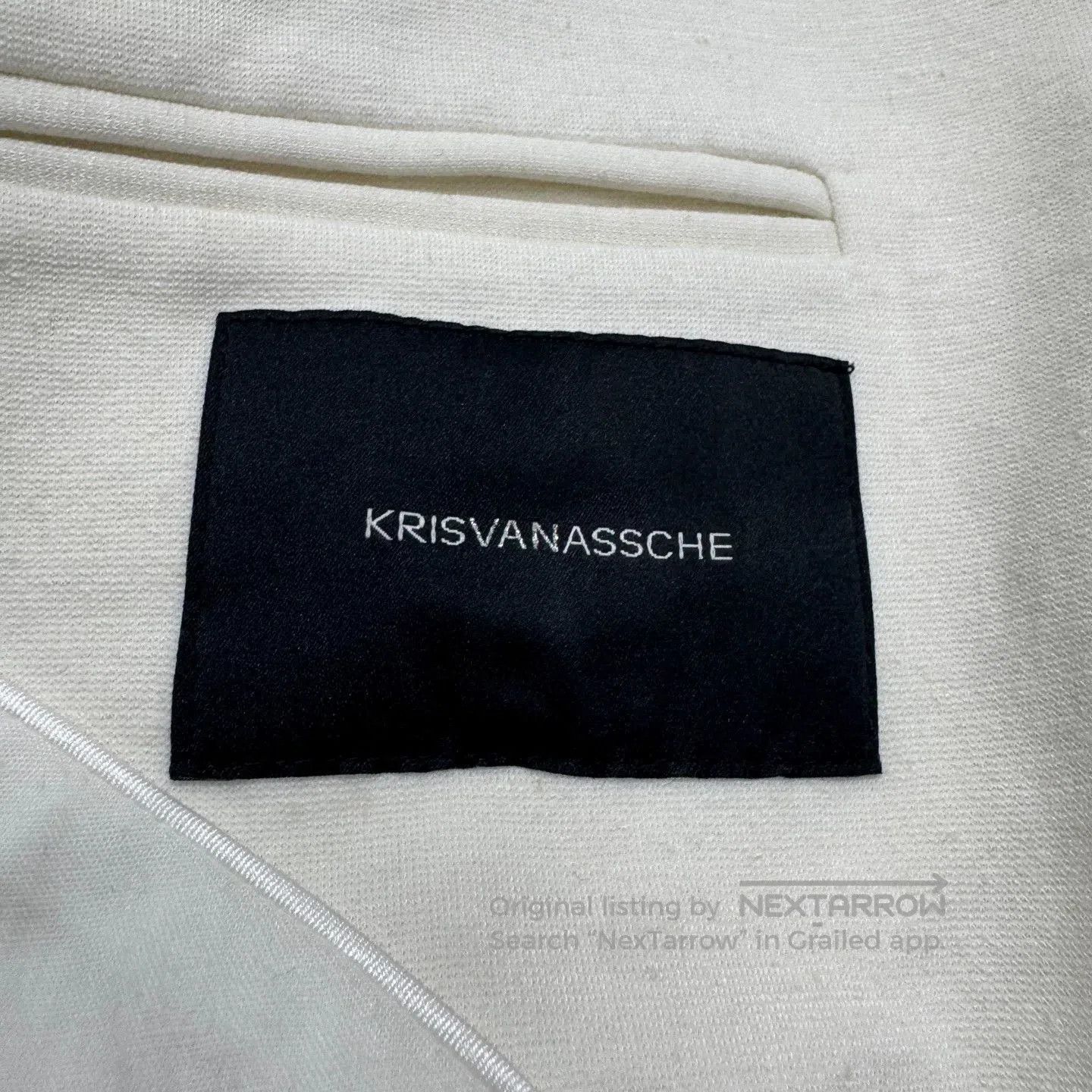 Kris Van Assche KRISVANASSCHE Solid Color Suit Jacket. Size US S / EU 44-46 / 1 - 3 Thumbnail