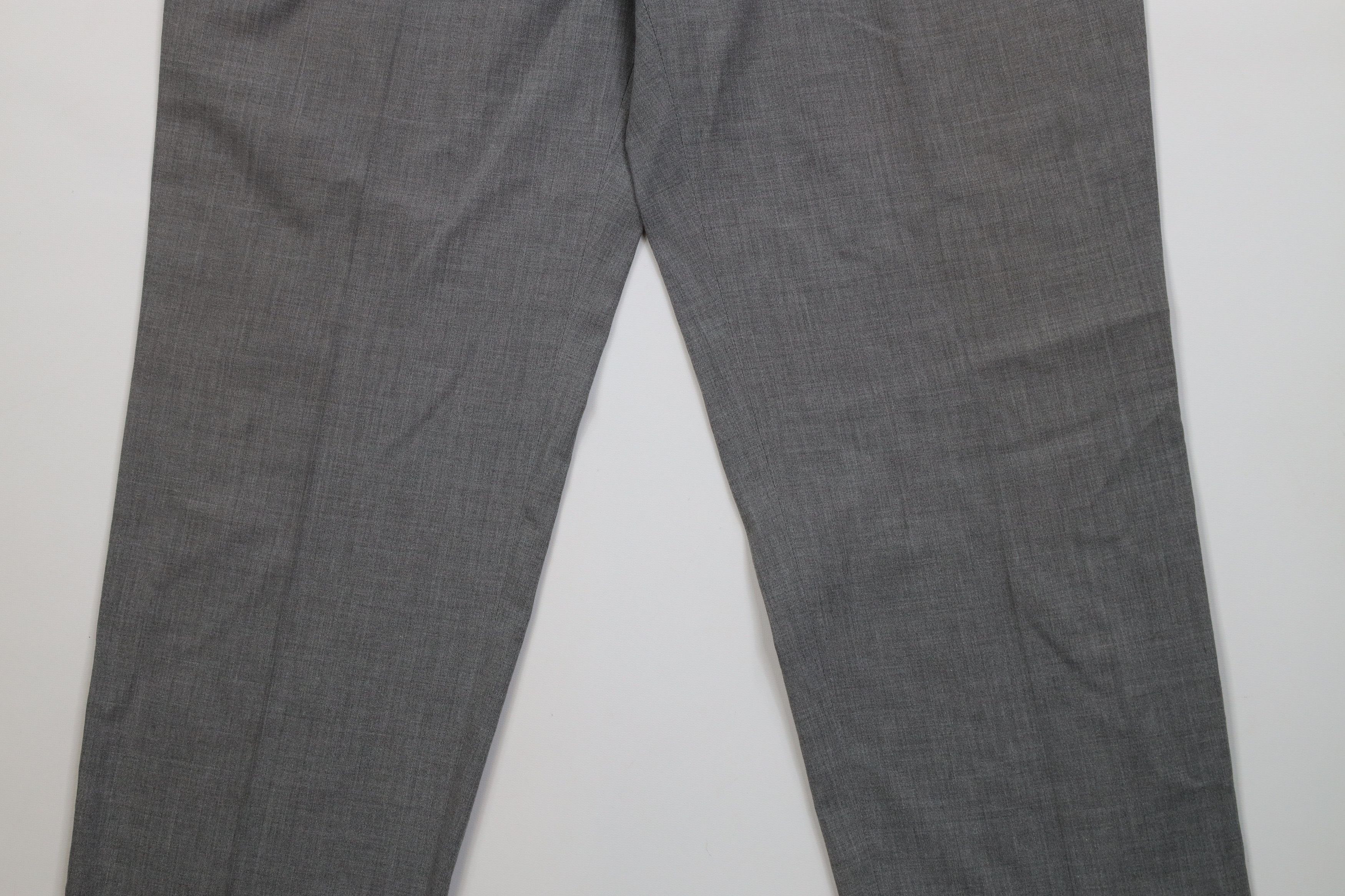 Vintage Vintage 70s Streetwear Blend Chambray Chino Pants Gray Size US 34 / EU 50 - 3 Thumbnail