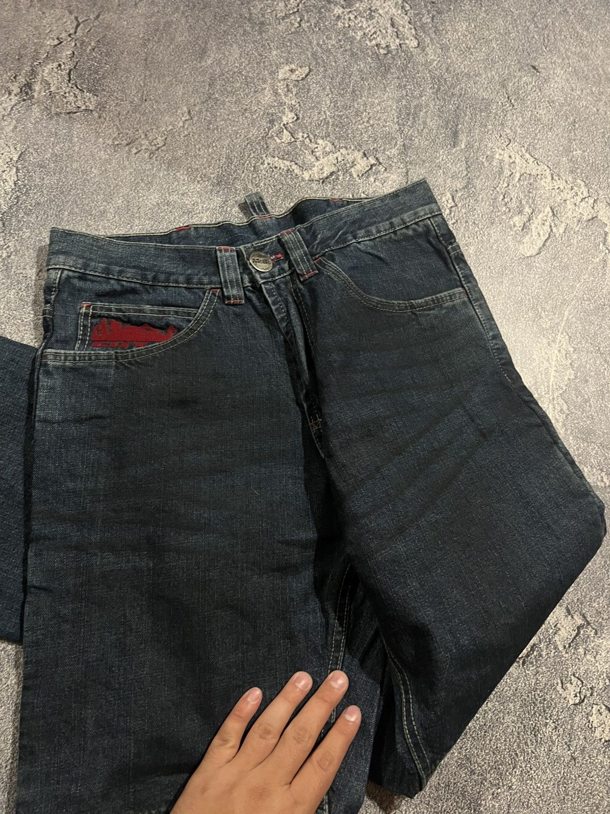 Vintage Fashion Gothic Y2K Jeans / Balenciaga Style / Avant Garde Size US 30 / EU 46 - 4 Thumbnail