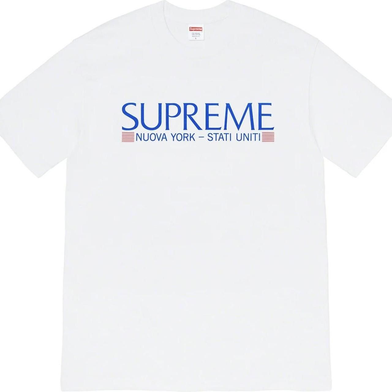 Supreme Supreme Nuova York Tee BRAND NEW SEALED White FW20 Size US XL / EU 56 / 4 - 1 Thumbnail