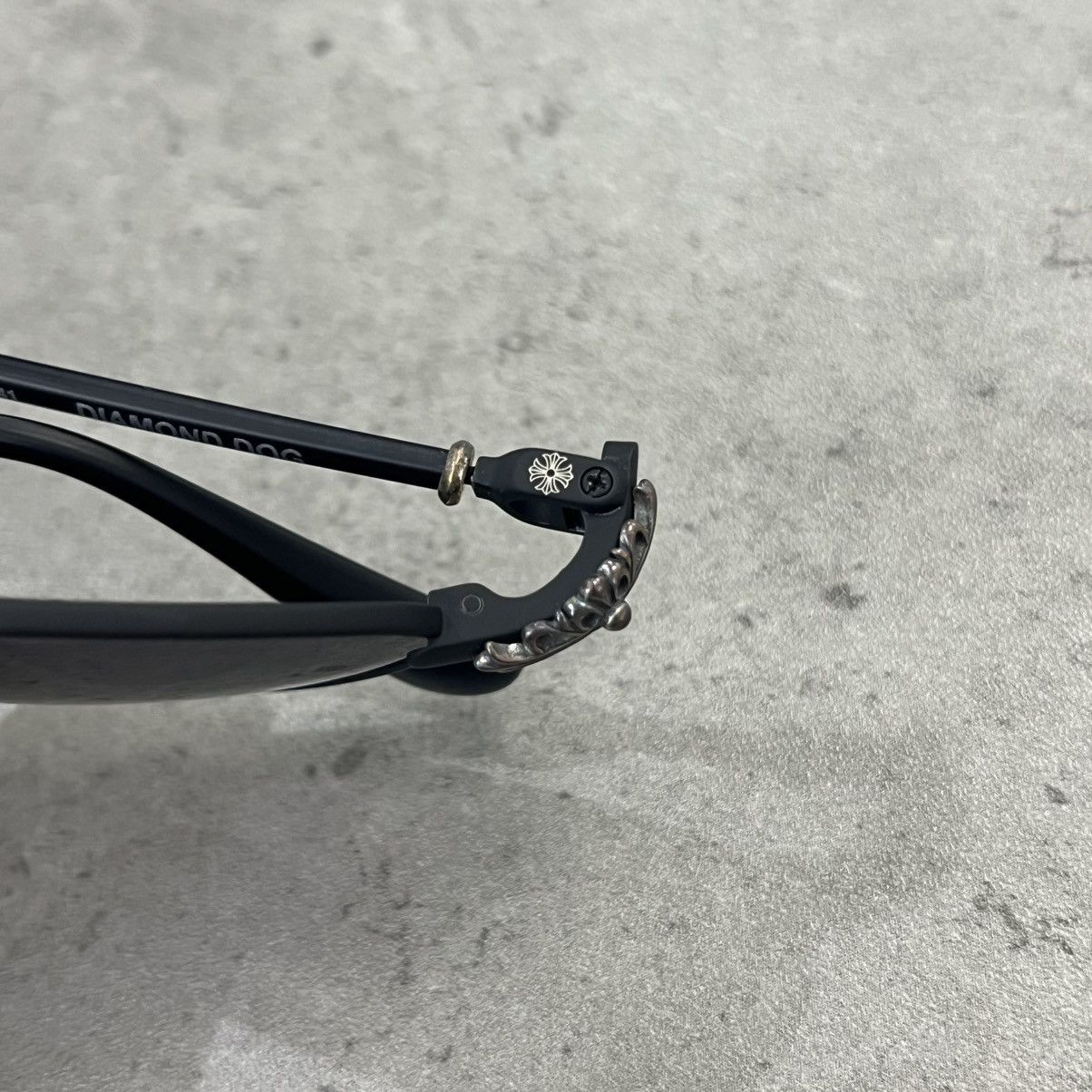 Chrome Hearts Chrome Hearts DIAMOND DOG Black Sunglasses Size ONE SIZE - 9 Thumbnail