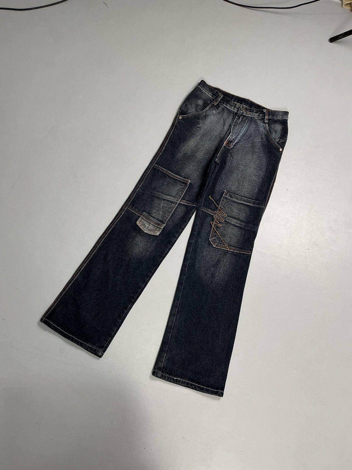 Southpole Vintage Y2K embroidered cargo denim Size US 28 / EU 44 - 3 Thumbnail