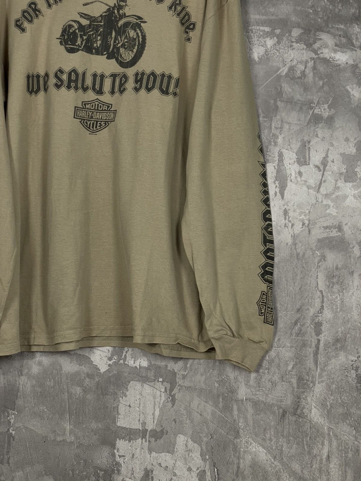 Vintage Vintage Y2K Harley Davidson Punk Long Sleeve Shirt Grunge Size US XL / EU 56 / 4 - 7 Thumbnail