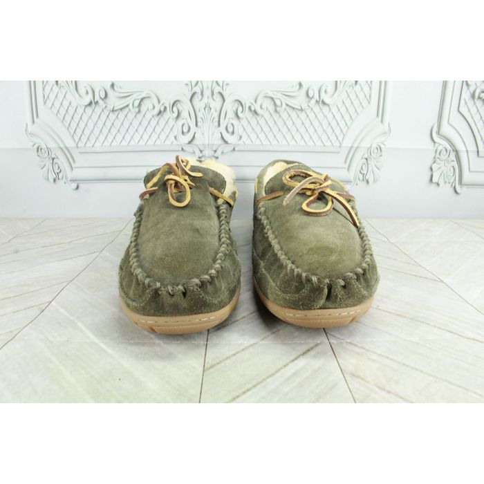 L.L. Bean LL Bean Mens Wicked Good Shearling Lined Moccasin Slippers Grailed