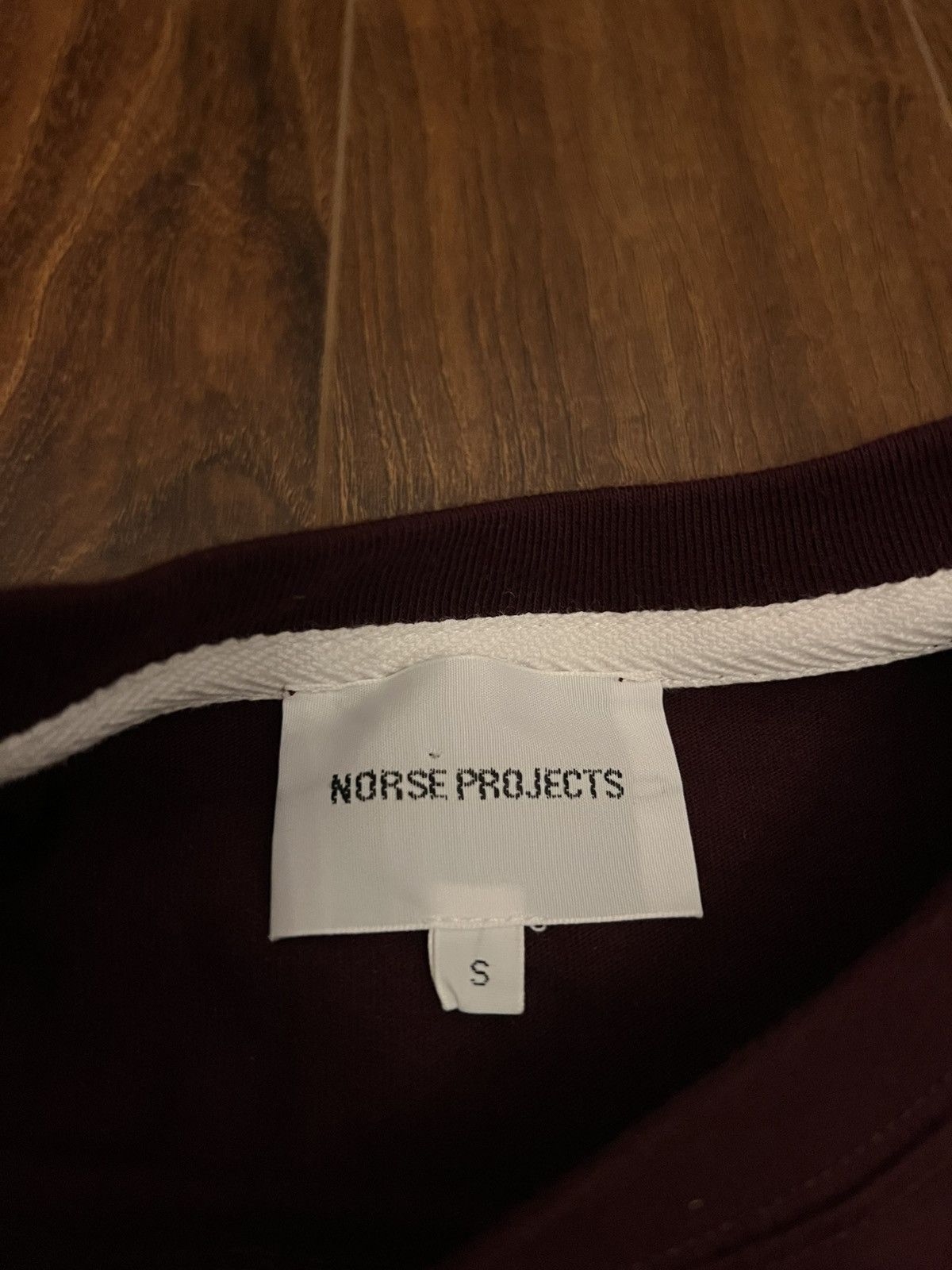 Norse Projects Norse Projects Maroon Blank Tee Size US S / EU 44-46 / 1 - 5 Thumbnail