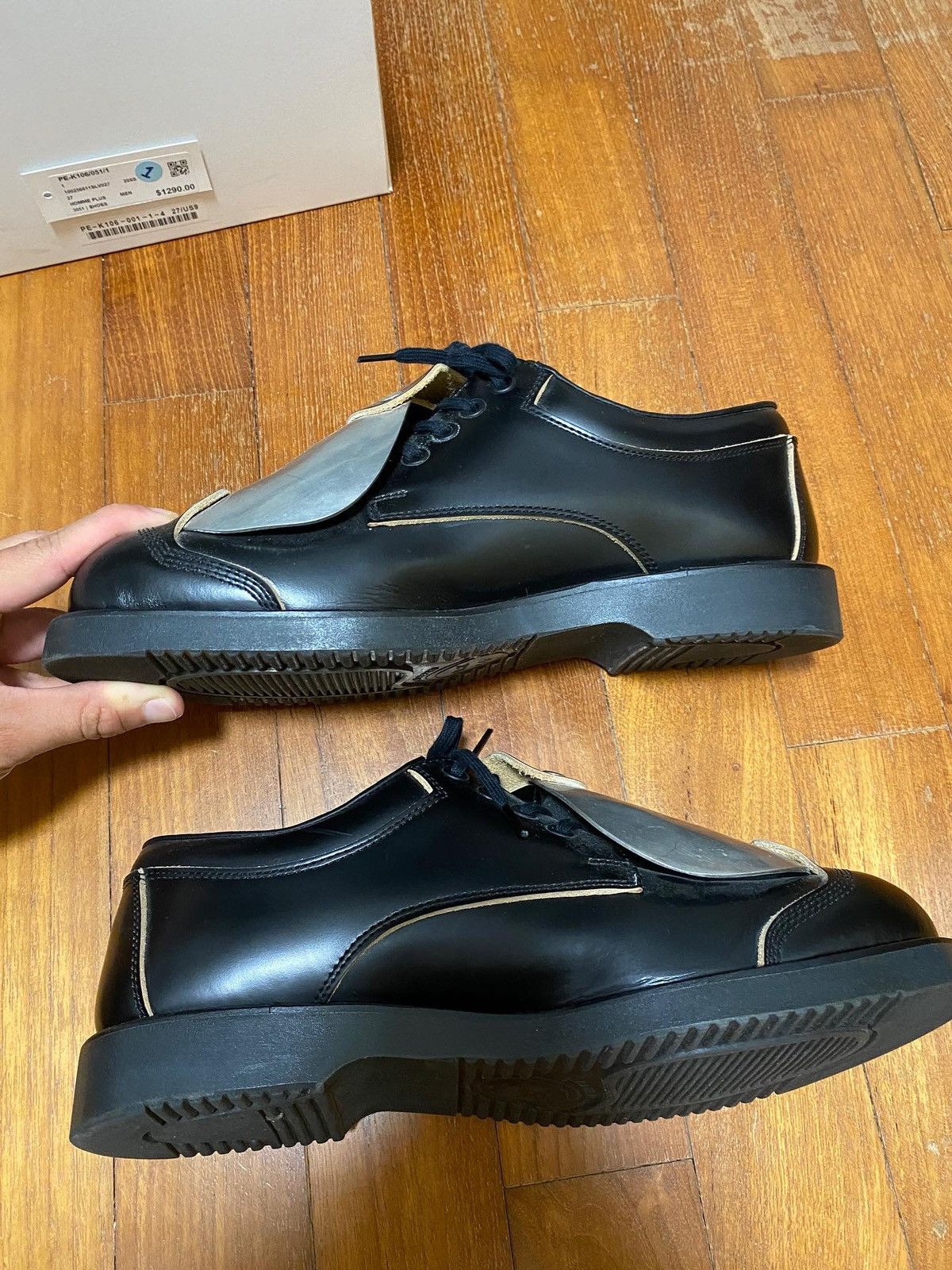 Comme des Garcons Homme Plus comme des garçons homme plus 20ss metal armour derby 27cm Size US 9 / EU 42 - 8 Thumbnail