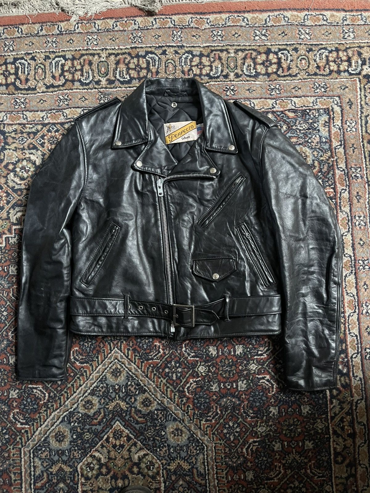 【最高の経年変化】90's Schott PERFECTO Limited Edition 90th Anniversary Perfecto Jacket