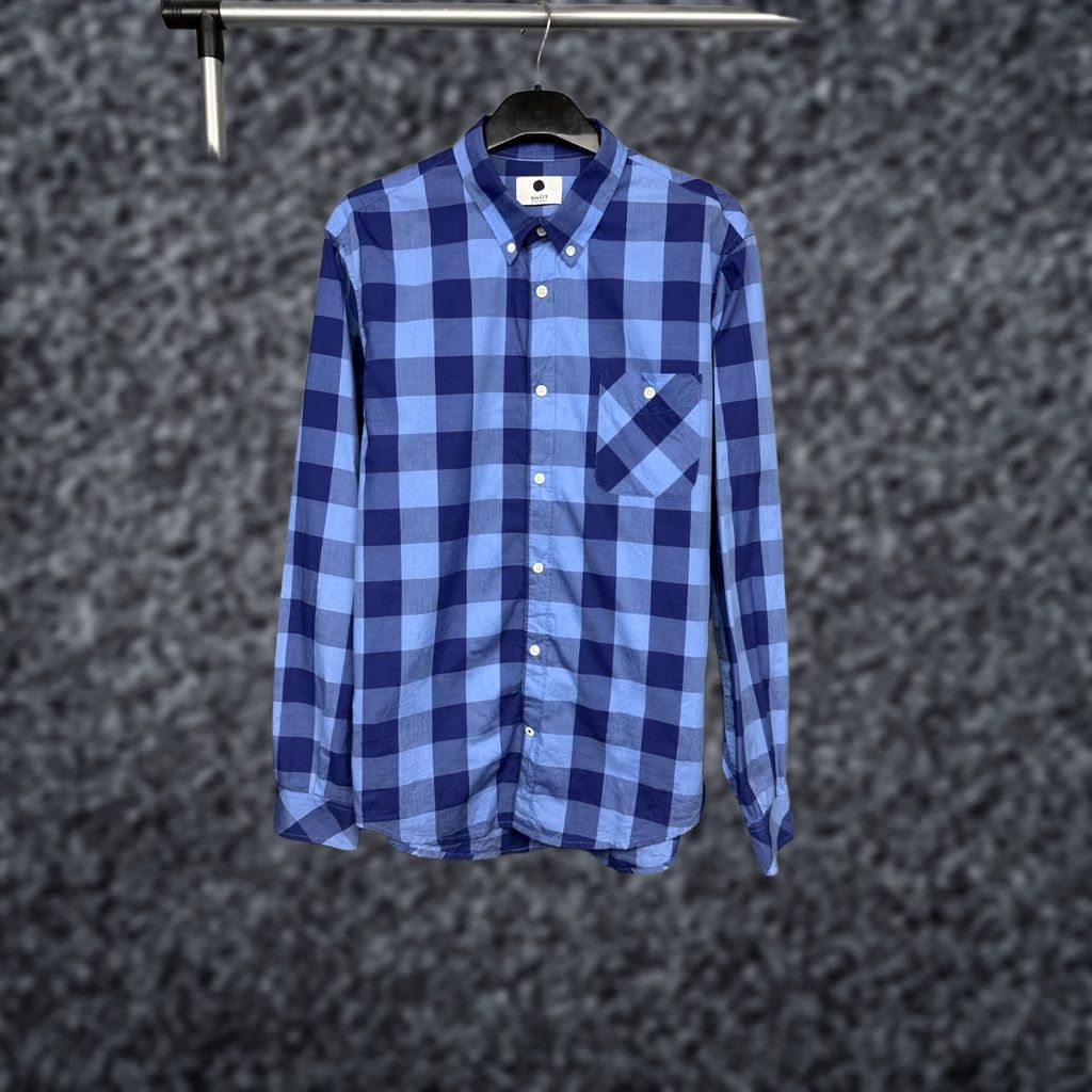 NN07 Nn07 No Nationality Mens Long Sleeve Plaid Shirt L Size US L / EU 52-54 / 3 - 1 Thumbnail