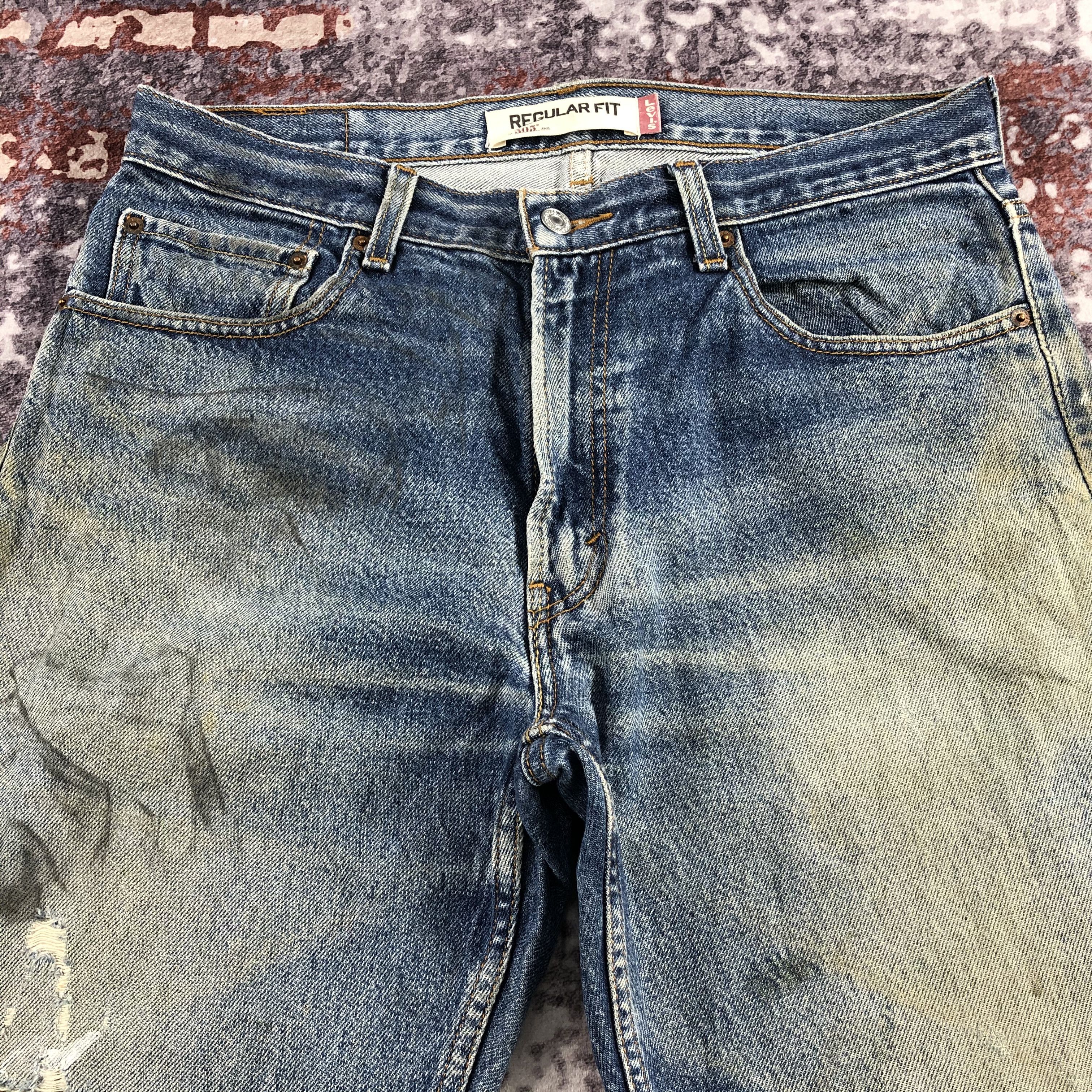 Levi's × Vintage Vintage Blue Wash Levis 505 Jeans-JM2496 Size US 36 / EU 52 - 3 Thumbnail