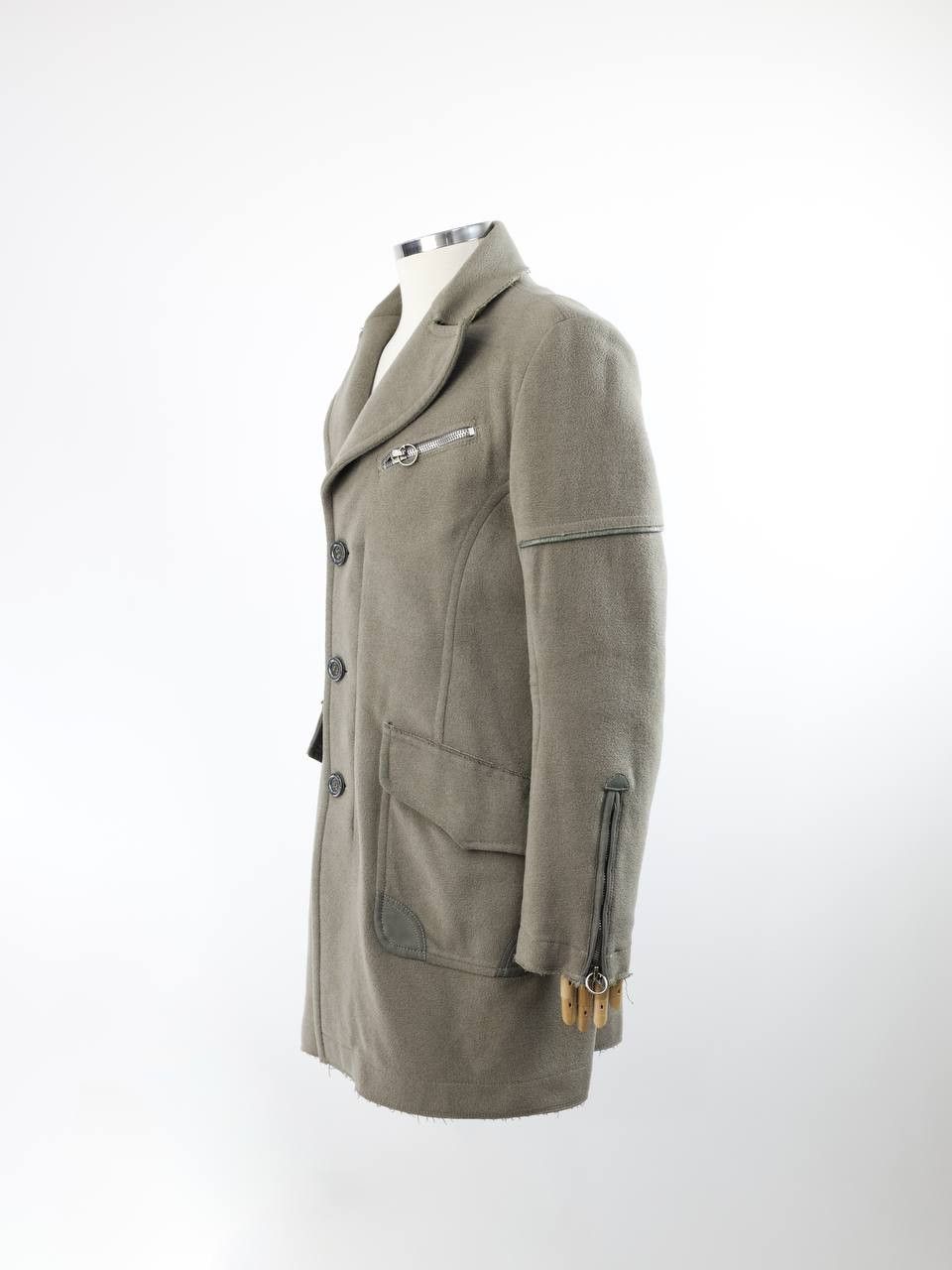 Diesel DIESEL Vintage Coat Wool/Cotton leater Size US L / EU 52-54 / 3 - 4 Thumbnail