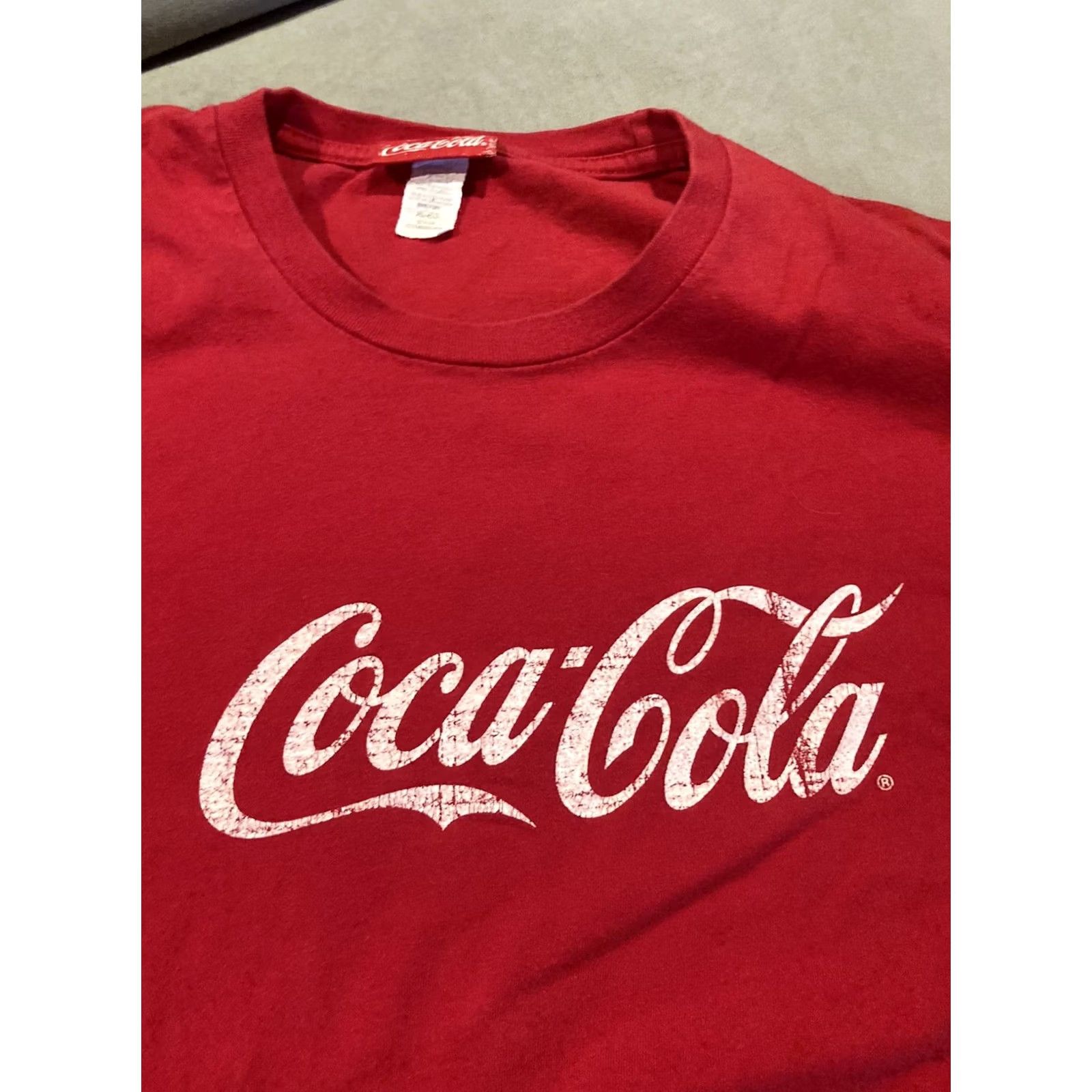 Vintage VINTAGE Coca-Cola T Shirt XL Men Red Shirts Size US XL / EU 56 / 4 - 2 Thumbnail