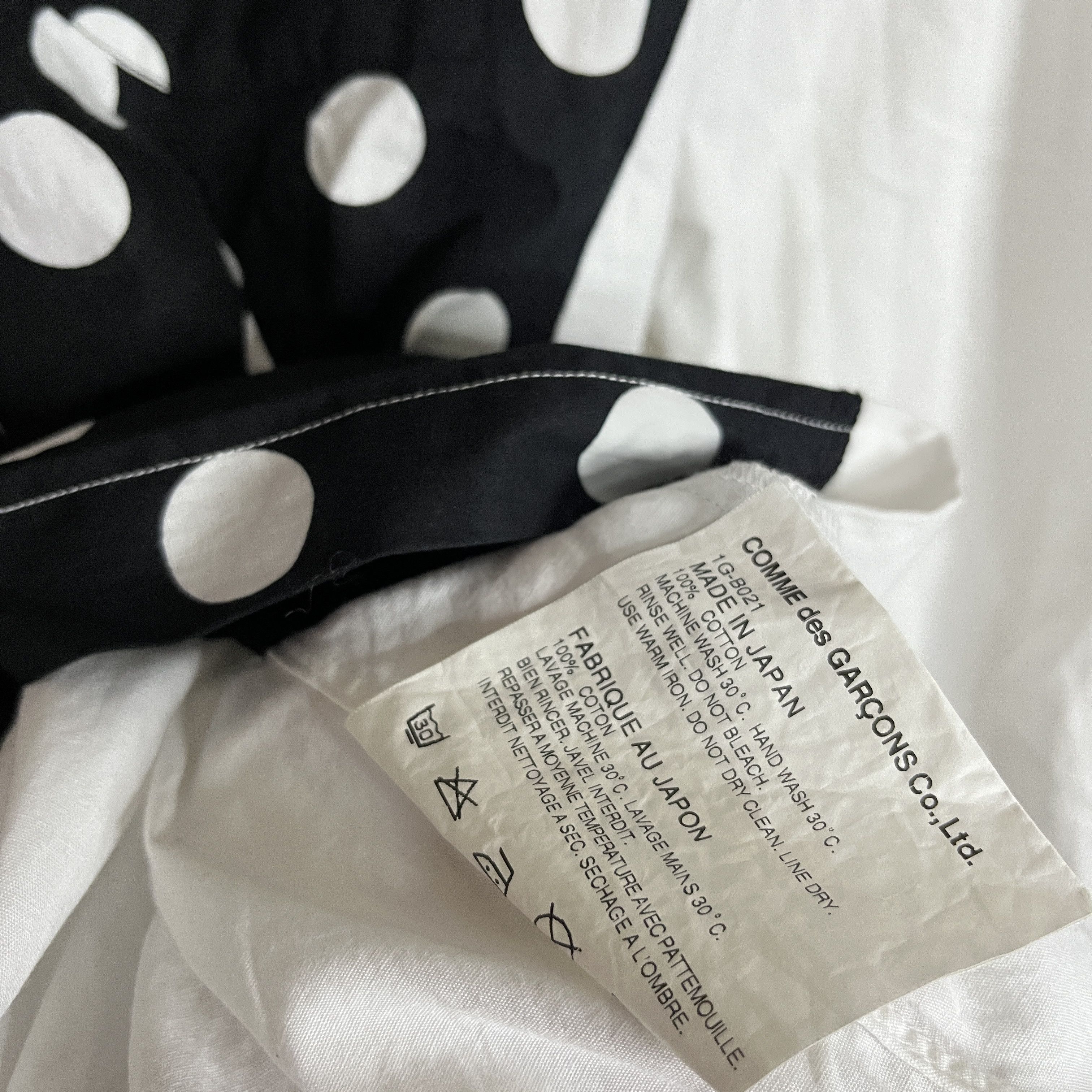Comme des Garcons Black Comme des Garcons Black Polka-dot Button-up Longsleeves Size US M / EU 48-50 / 2 - 4 Thumbnail
