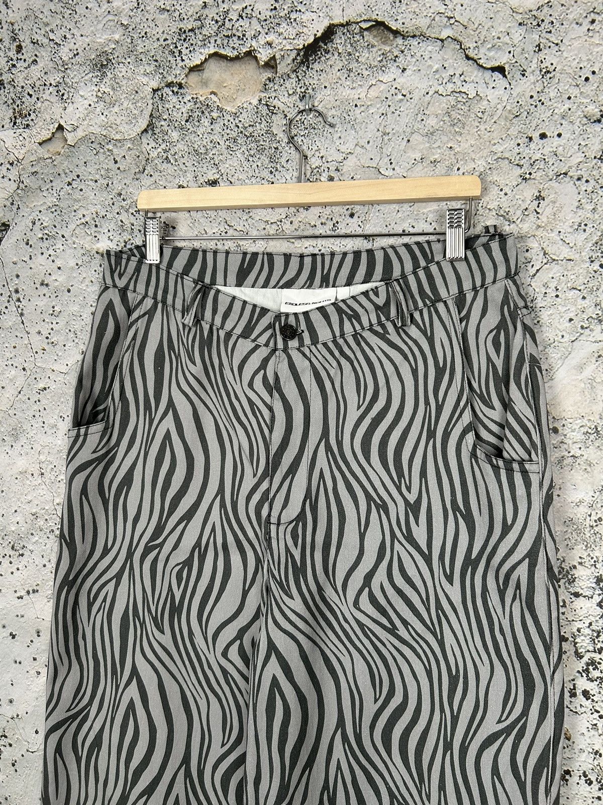 Japanese Brand Endless Nights Baggy Skateboarding Pants Streetwear Hype Size US 34 / EU 50 - 3 Thumbnail