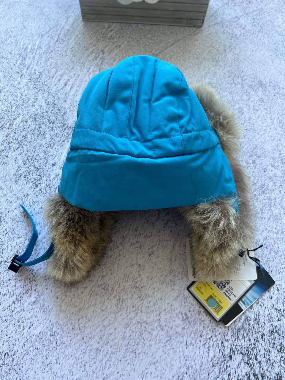 Canada Goose NEW CANADA GOOSE AVIATOR HAT FUR L/XL Size 34 - 6 Thumbnail