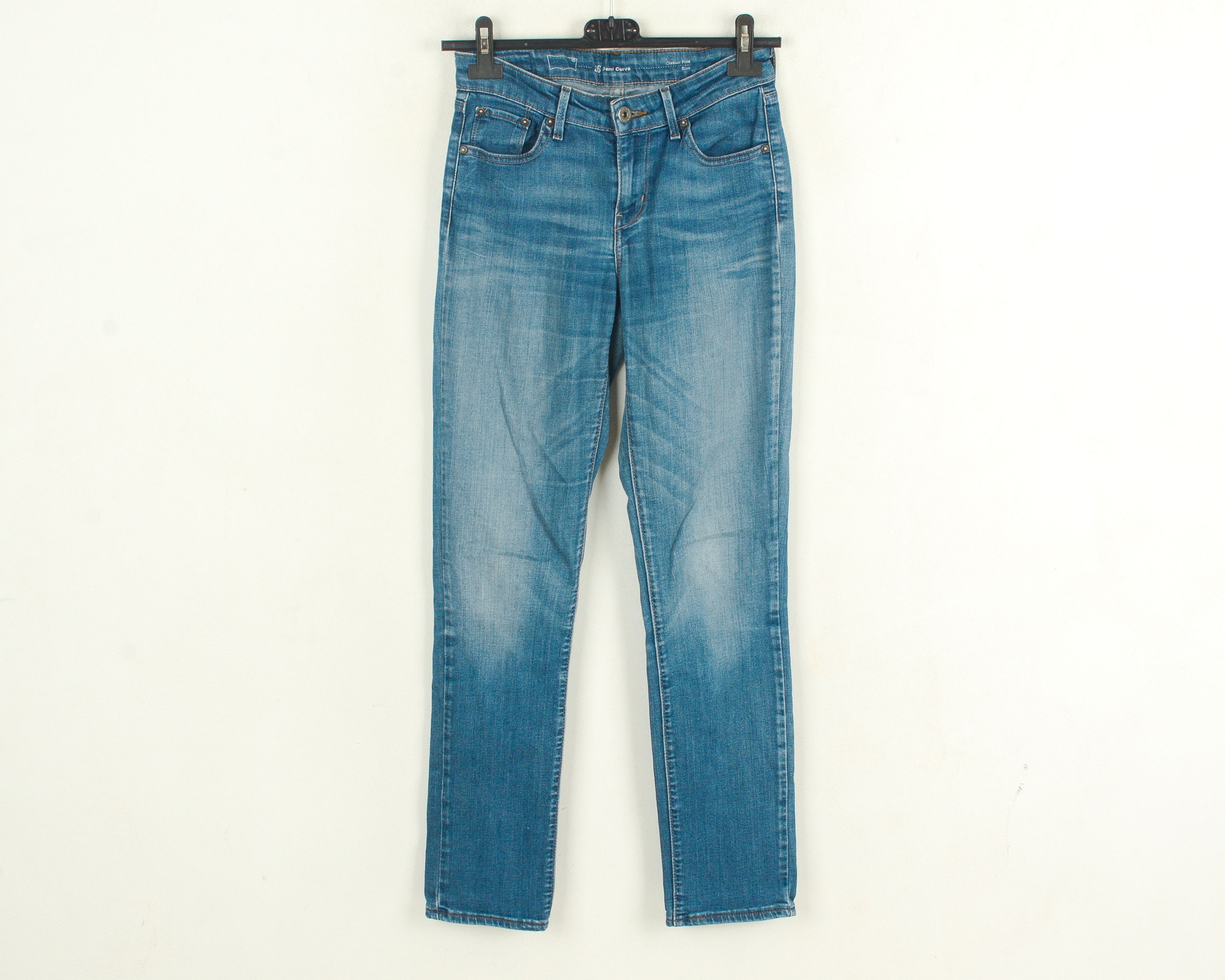 Levi's STRAUSS Demi Curve Classic Rise Slim Jeans Women's W26 L32 Size 26" / US 2 / IT 38 - 1 Thumbnail